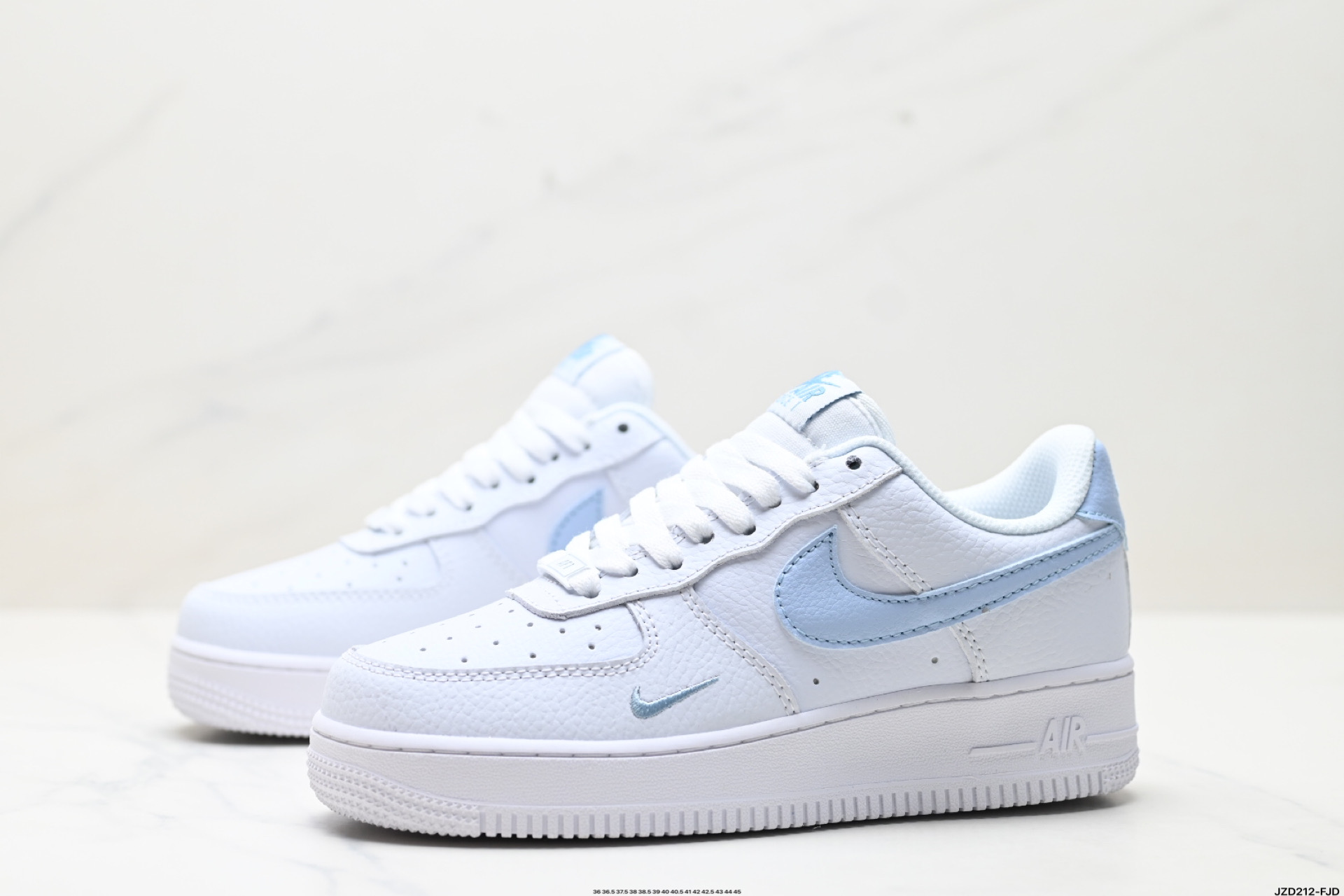 Nike Air Force 1 '07: Iconic Low-Top Sneakers - White/Light Blue Accents 5 i1746811977482 3776 0 3