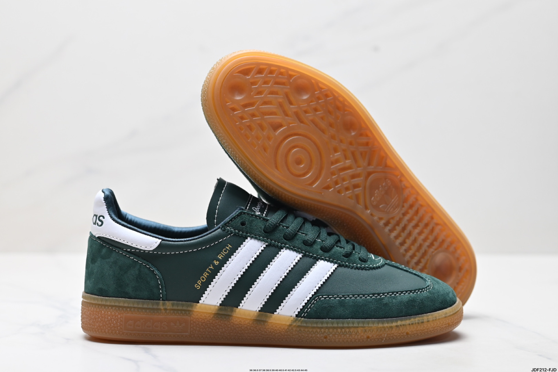 Adidas Handball Spezial Green Suede Classic Retro Casual Sneakers JP7067 4 i1746812020922 9700 0 4