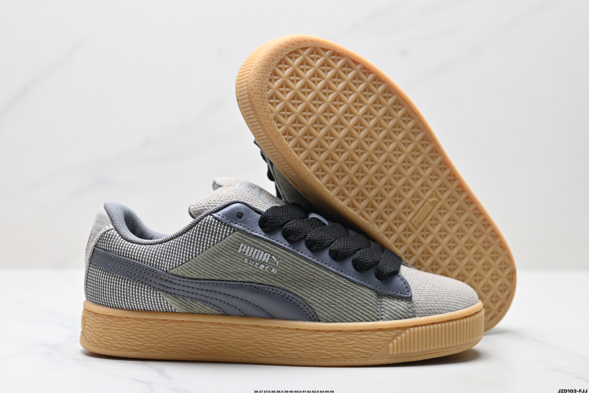 150 Puma Suede XL Denim 复古单品 彪马 防滑耐磨低帮德训板鞋 398397-02