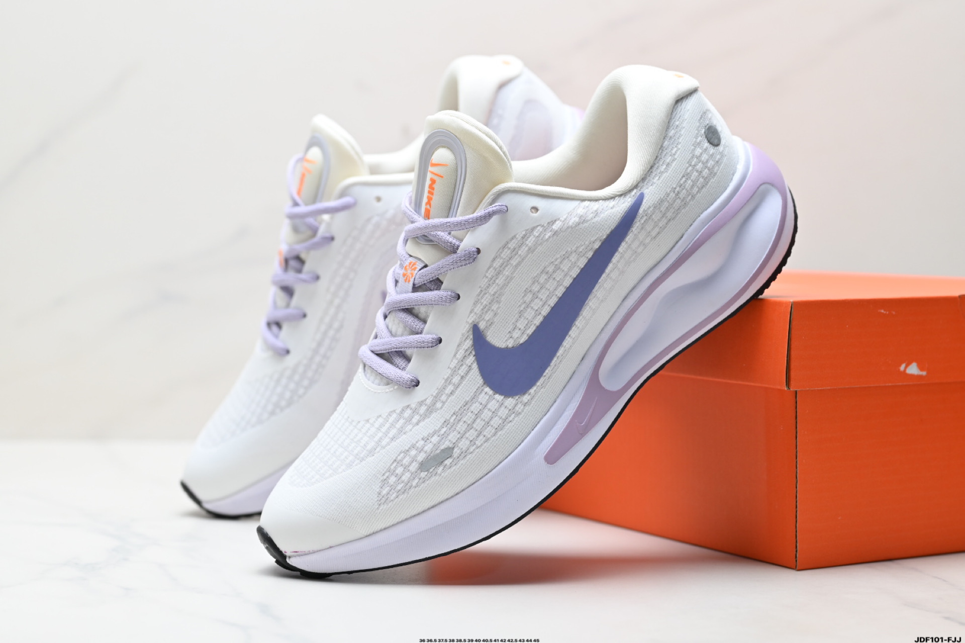 Nike Journey Run White/Lavender Running Shoes - FJ7765-100, Breathable & Comfortable 2 i1746894716401 2365 0 7
