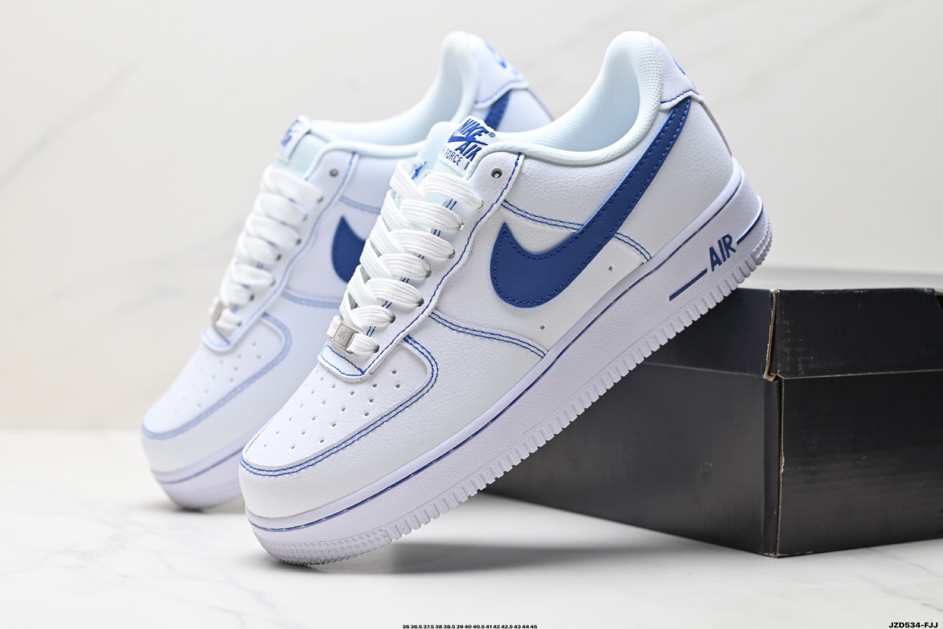 Nike Air Force 1 '07 Low-Top White/Blue Casual Sneakers HQ2037-100 9 i1746896498426 7524 0 7