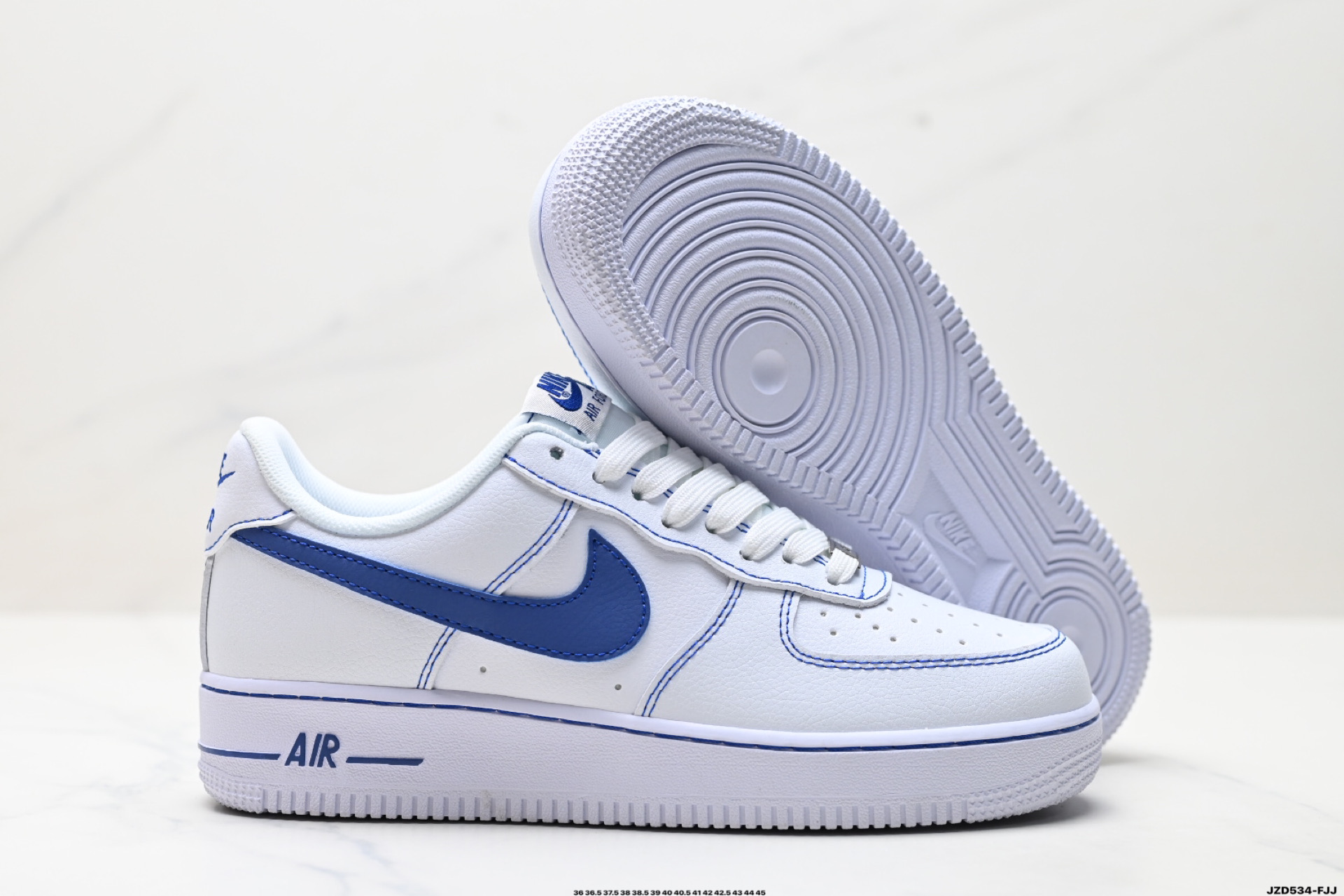 Nike Air Force 1 '07 Low-Top White/Blue Casual Sneakers HQ2037-100 6 i1746896498426 8134 0 4