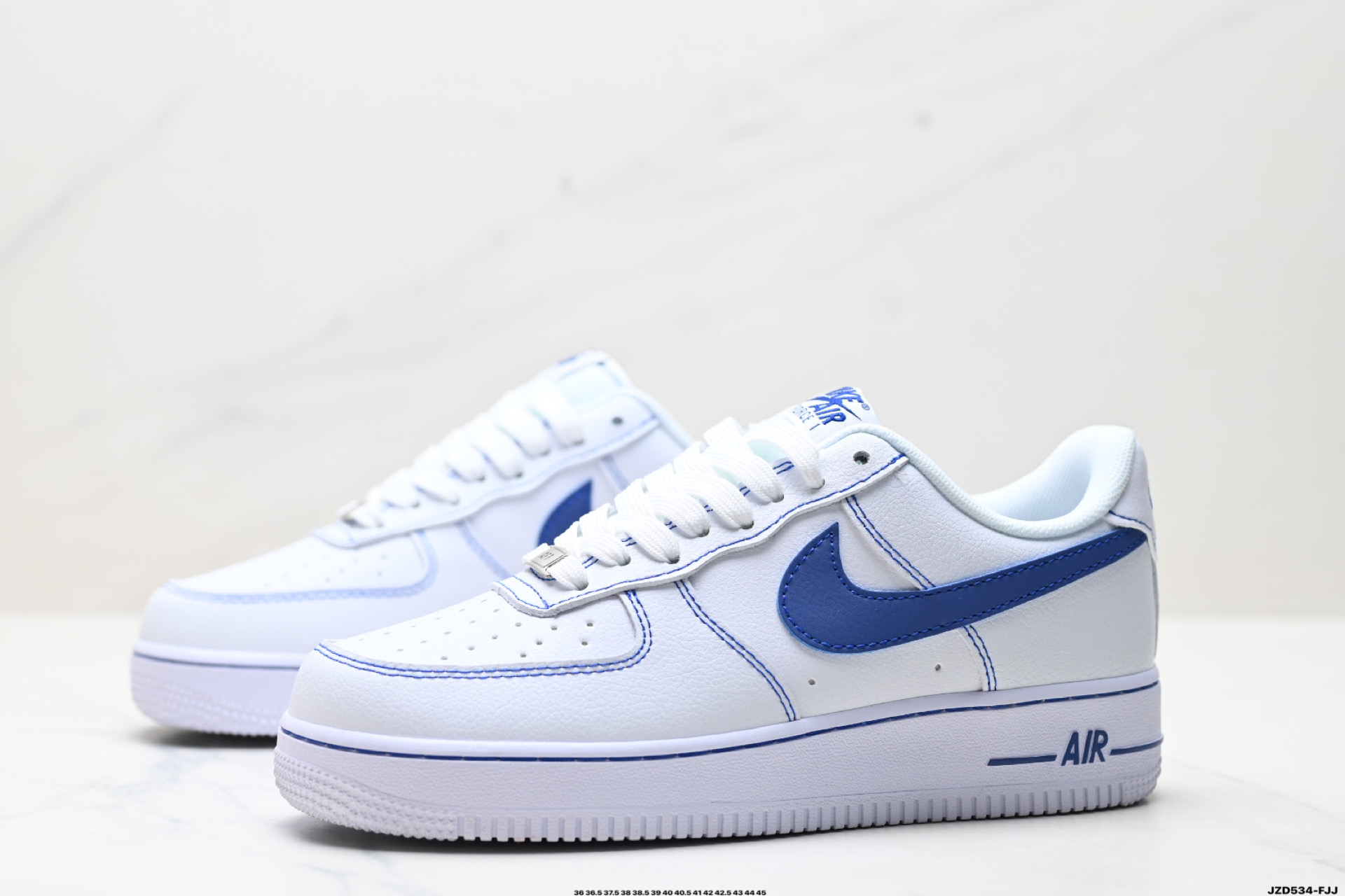 Nike Air Force 1 '07 Low-Top White/Blue Casual Sneakers HQ2037-100 5 i1746896499269 7603 0 3