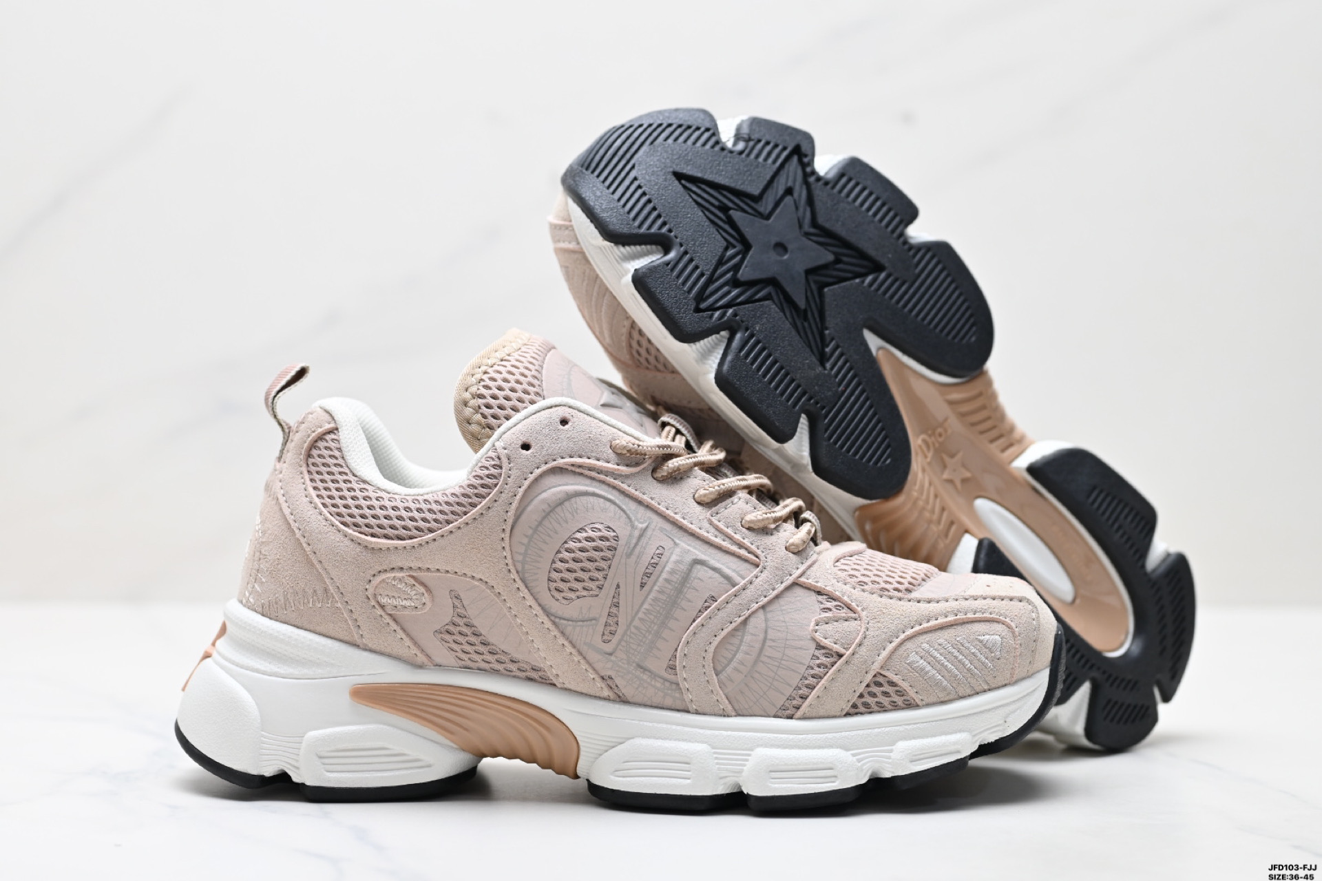 Dior Chrono Round Toe Lace-Up Sneakers - Stylish & Comfortable Shoes 6 i1746896812972 6846 0 4