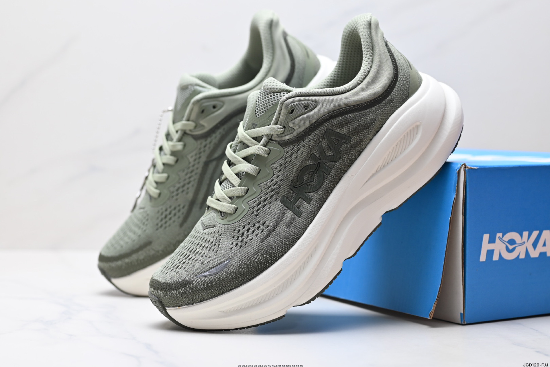 190 HOKA ONE ONE Bondi 9 复古舒适防滑耐磨 低帮 山地户外跑步鞋 1162011