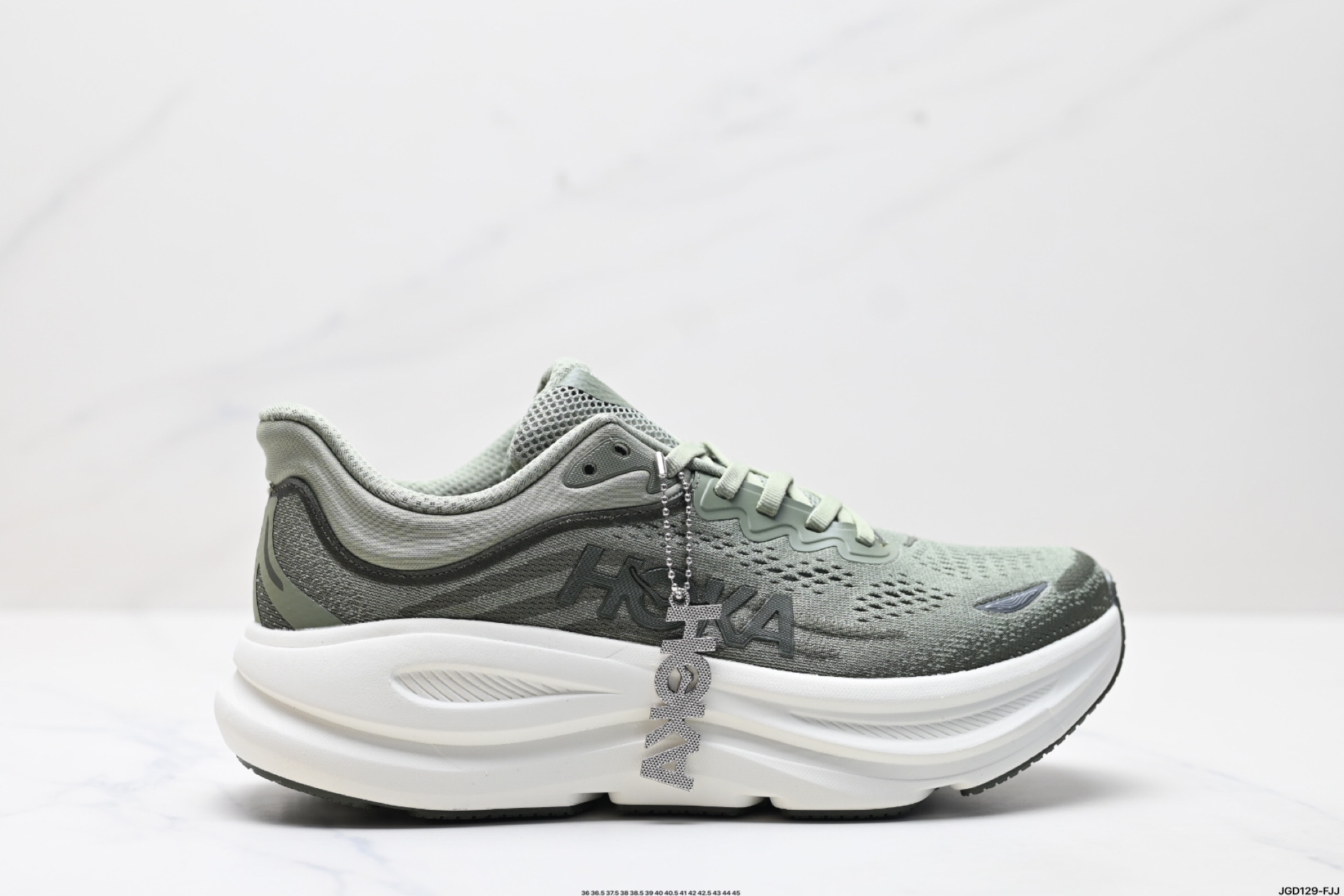 190 HOKA ONE ONE Bondi 9 复古舒适防滑耐磨 低帮 山地户外跑步鞋 1162011