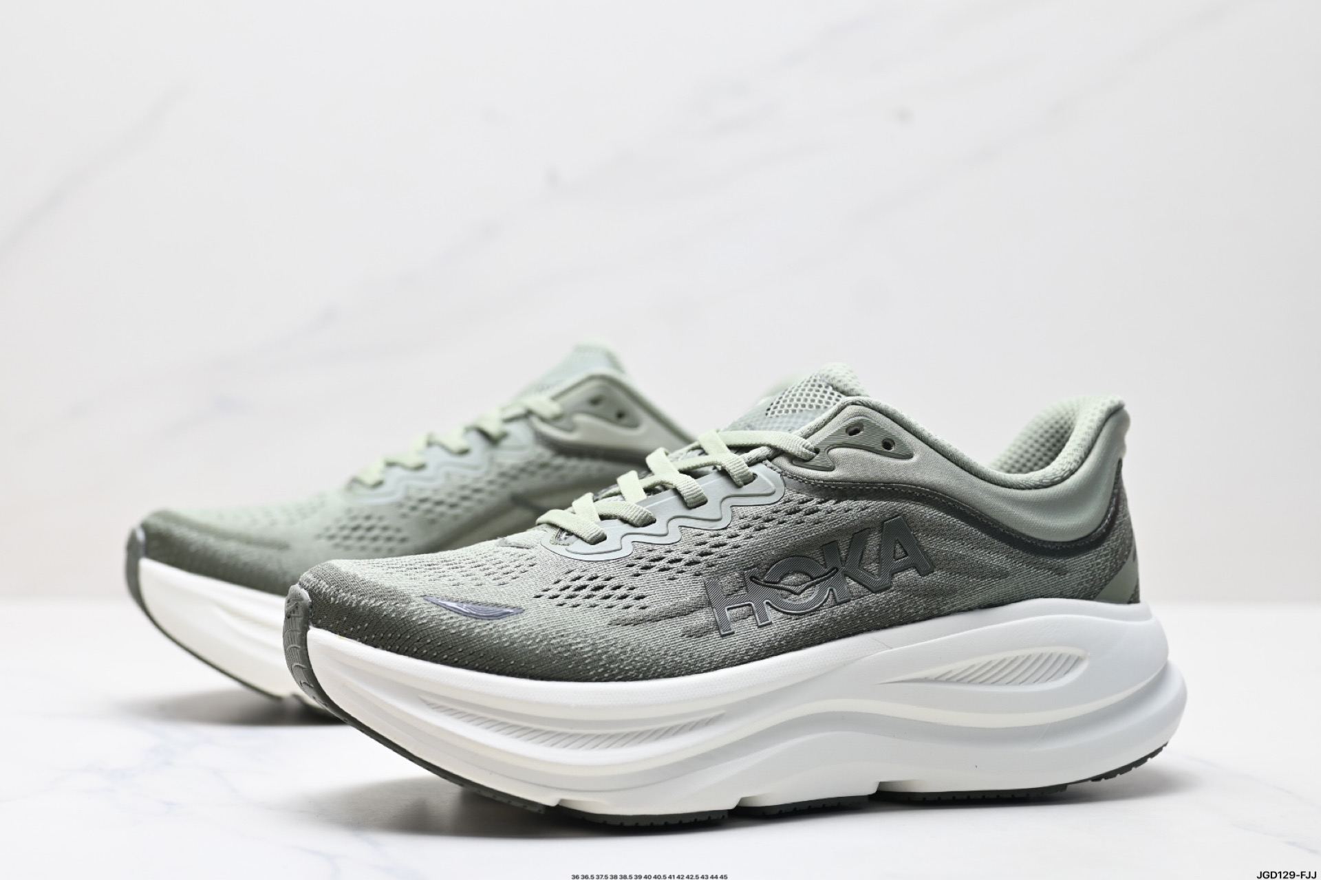 190 HOKA ONE ONE Bondi 9 复古舒适防滑耐磨 低帮 山地户外跑步鞋 1162011