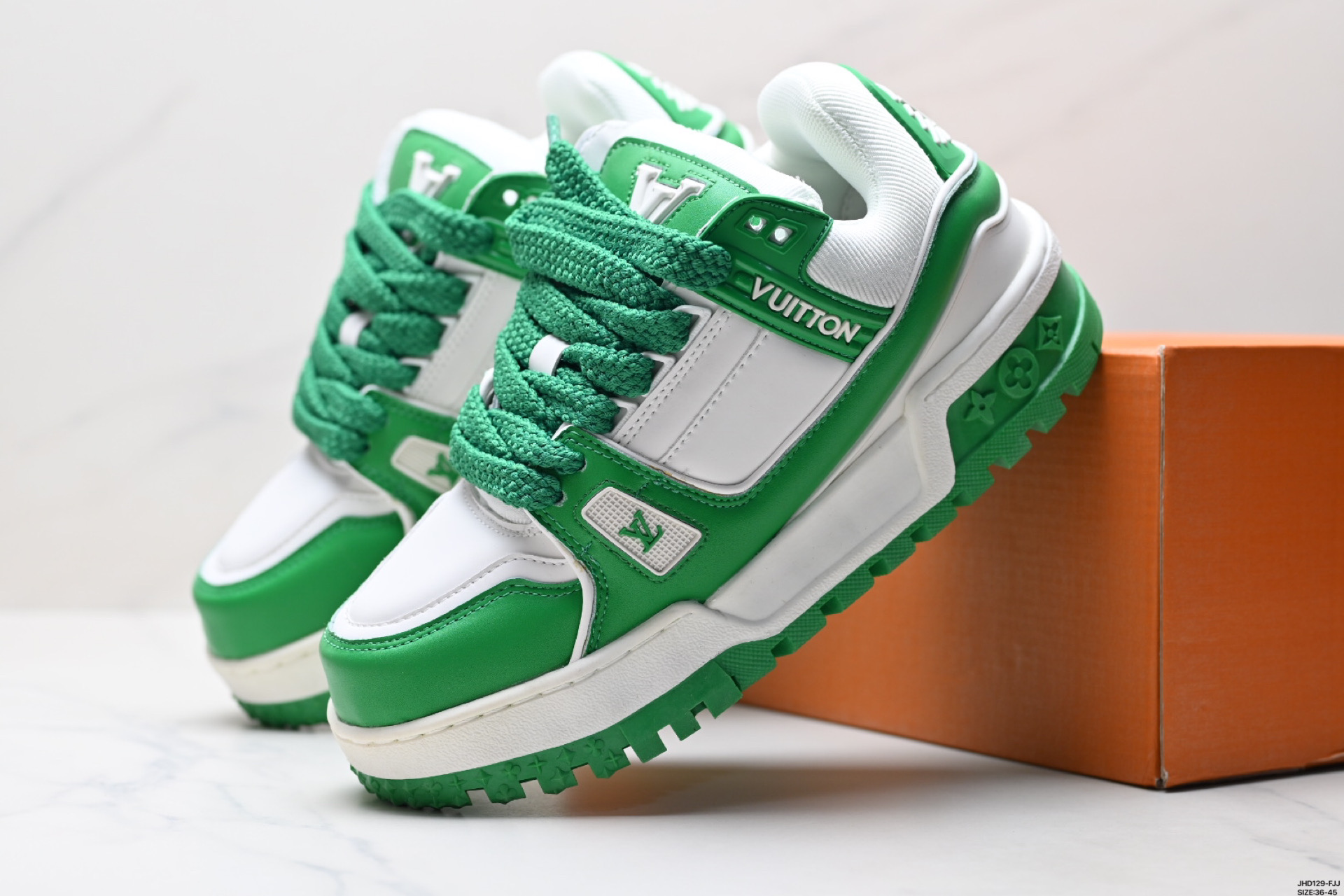 Louis Vuitton Trainer Sneaker Low White Blue,Casual, Culture,Versatile shoe 4 i1746898033691 8344 0 7