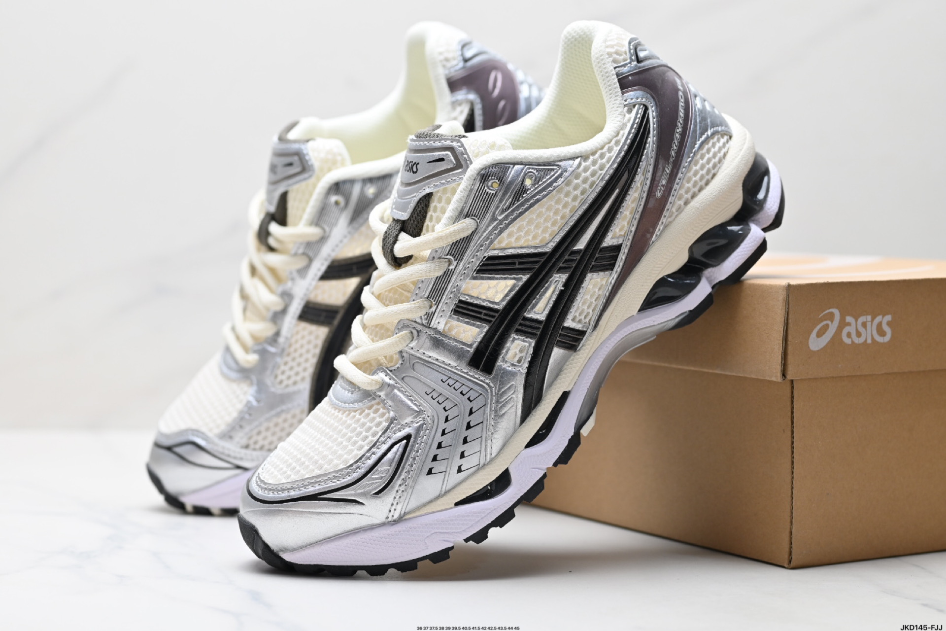 Asics Gel-Kayano 14 Silver/Gold Running Shoes - Breathable and Comfortable 4 i1746897802441 1096 0 7