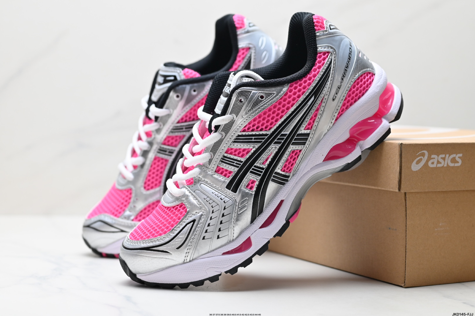 Asics Gel-Kayano 14 Silver/Gold Running Shoes - Breathable and Comfortable 5 i1746897817801 3862 0 7