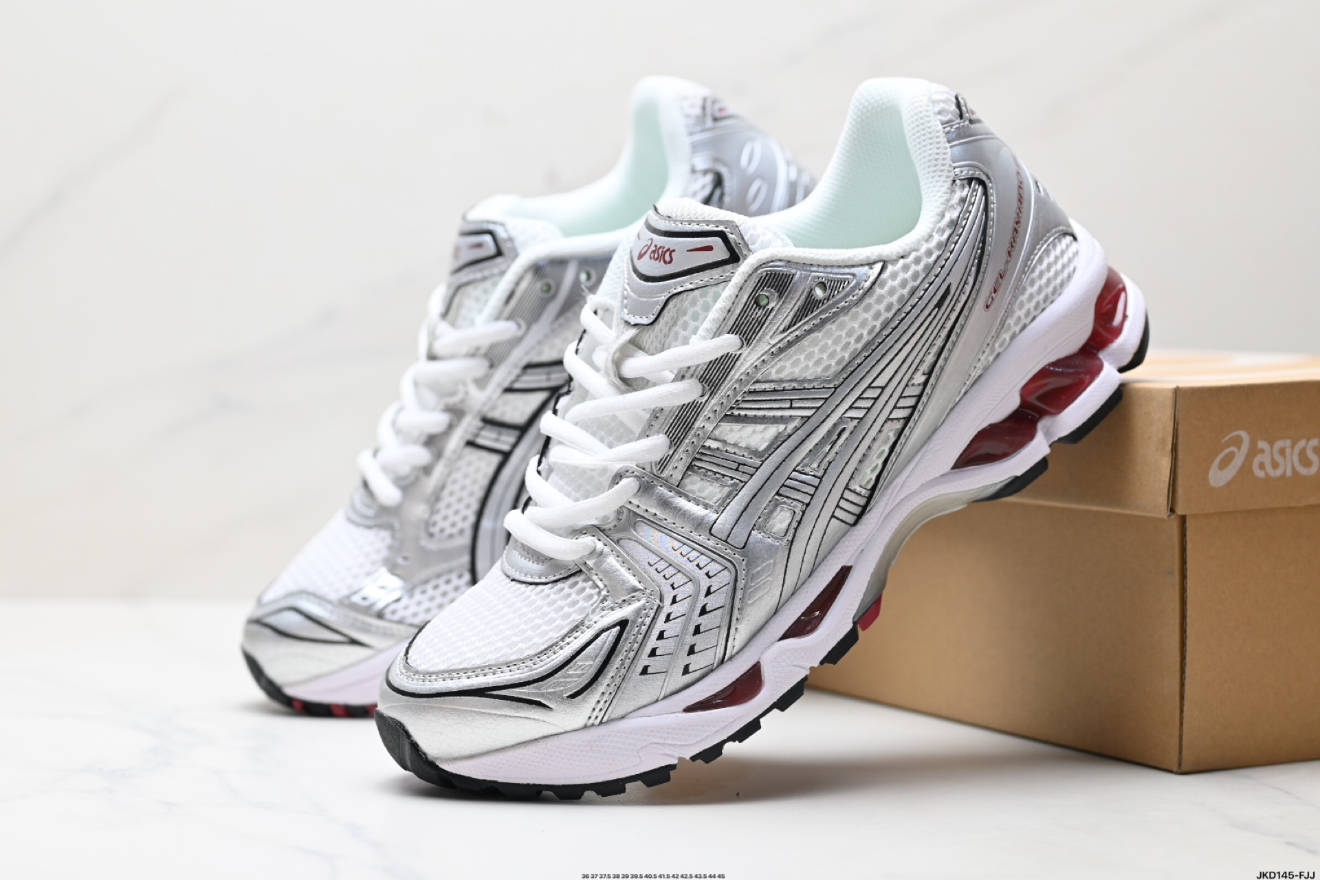 Asics Gel-Kayano 14 Silver/Gold Running Shoes - Breathable and Comfortable 6 i1746897836841 349 0 7