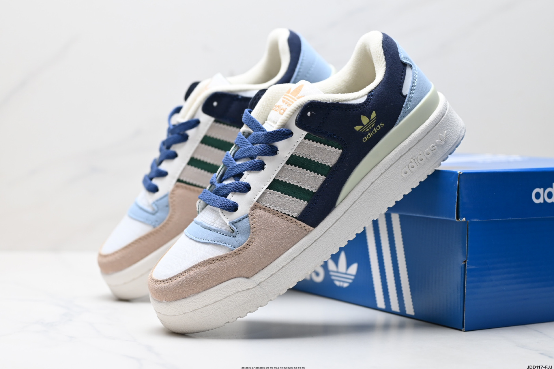 Adidas Forum Low Retro Casual Sneakers, Leather Upper, Comfortable Fit 6 i1746898432057 3778 0 7