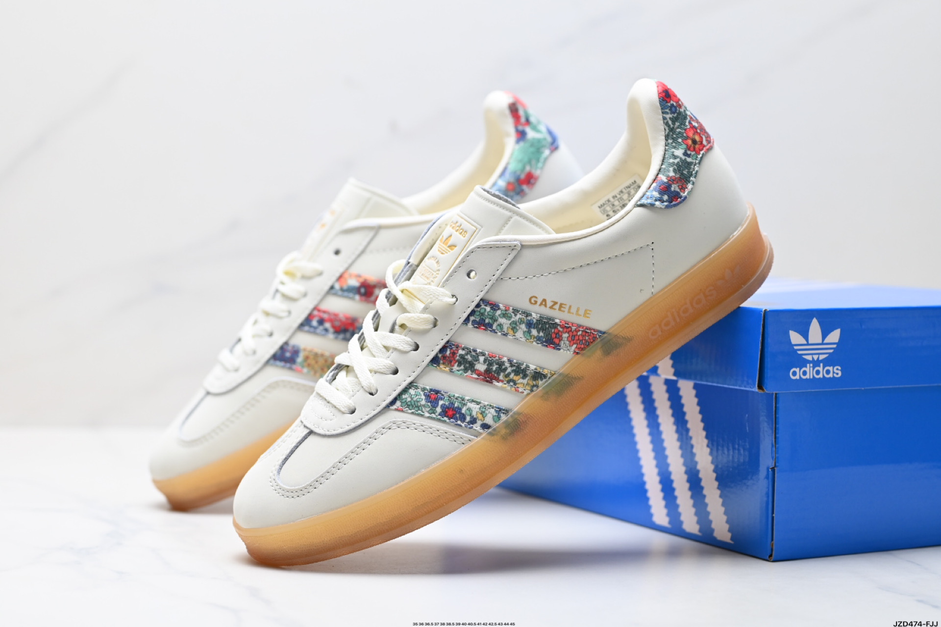 Adidas Originals Gazelle Indoor Casual Low Top Sneakers - Floral Accents 9 i1746898735608 5506 0 7