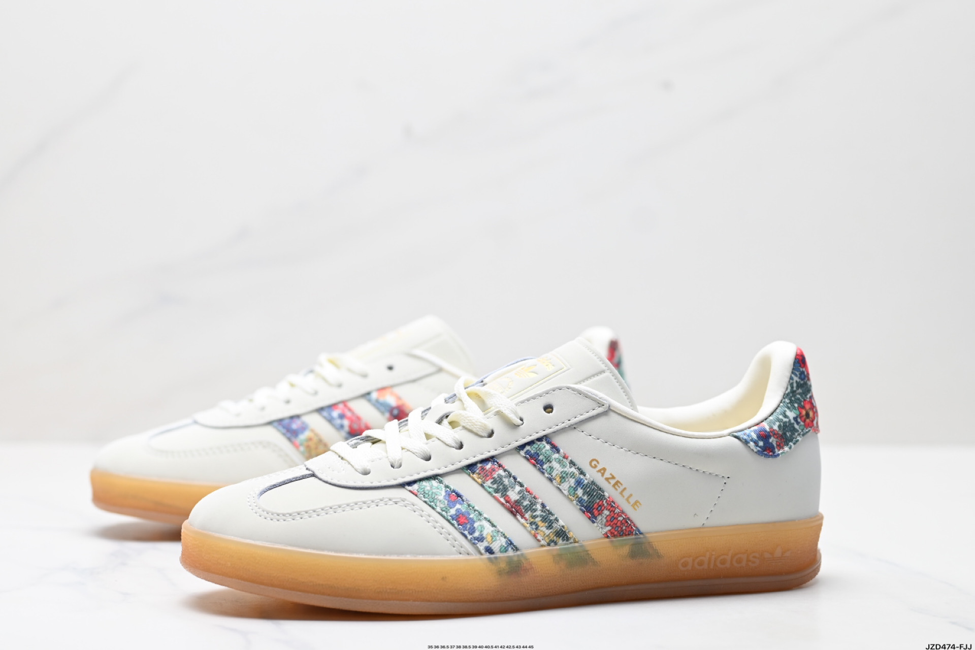 Adidas Originals Gazelle Indoor Casual Low Top Sneakers - Floral Accents 5 i1746898735612 2850 0 3