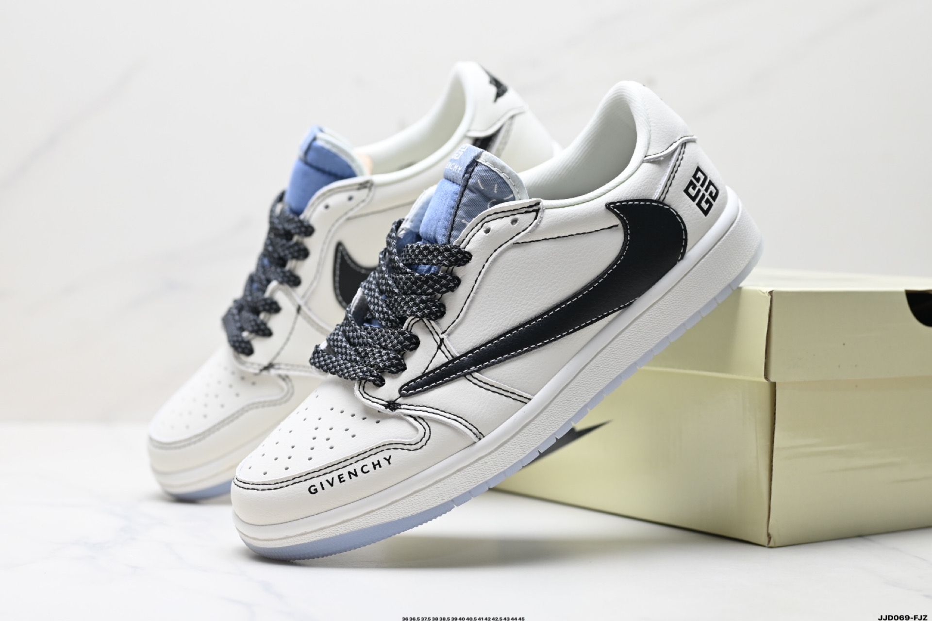 Air Jordan 1 Low: Givenchy White Sneakers, Comfortable & Stylish Shoes 9 i1746977999735 3472 0 7