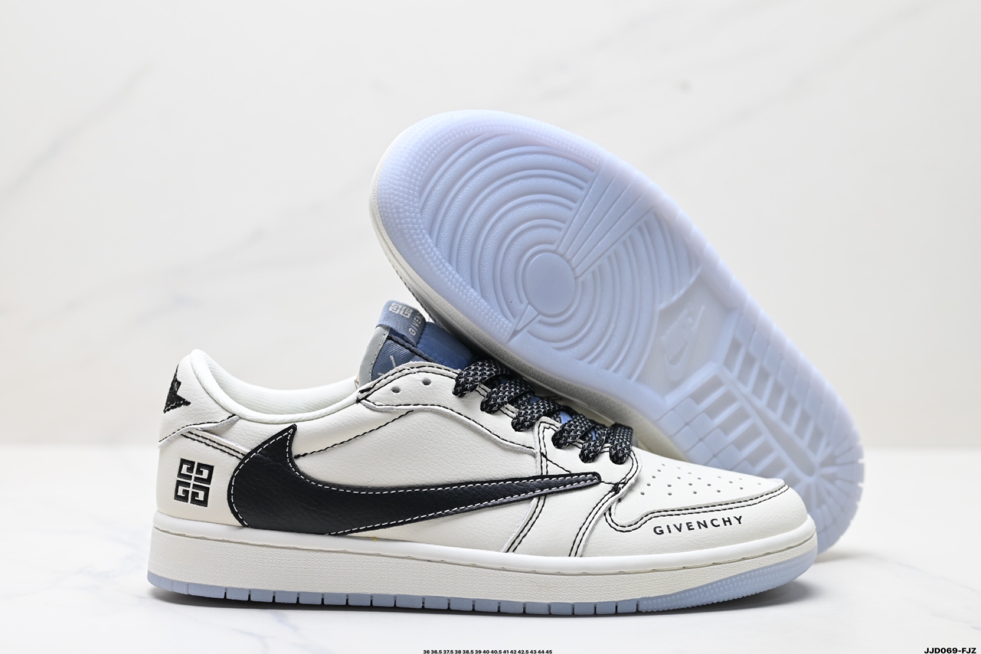 Air Jordan 1 Low: Givenchy White Sneakers, Comfortable & Stylish Shoes 6 i1746977999736 381 0 4