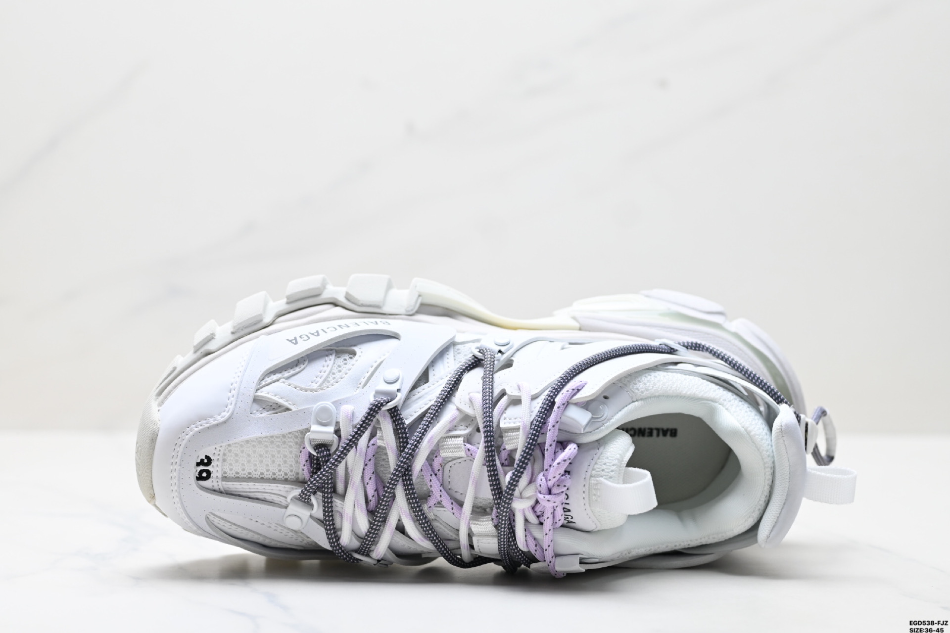 420 Balenciaga巴黎世家 Track Trail 圆头系带 低帮复古老爹鞋 户外概念复古老爹鞋 80059 W1GB1 9000