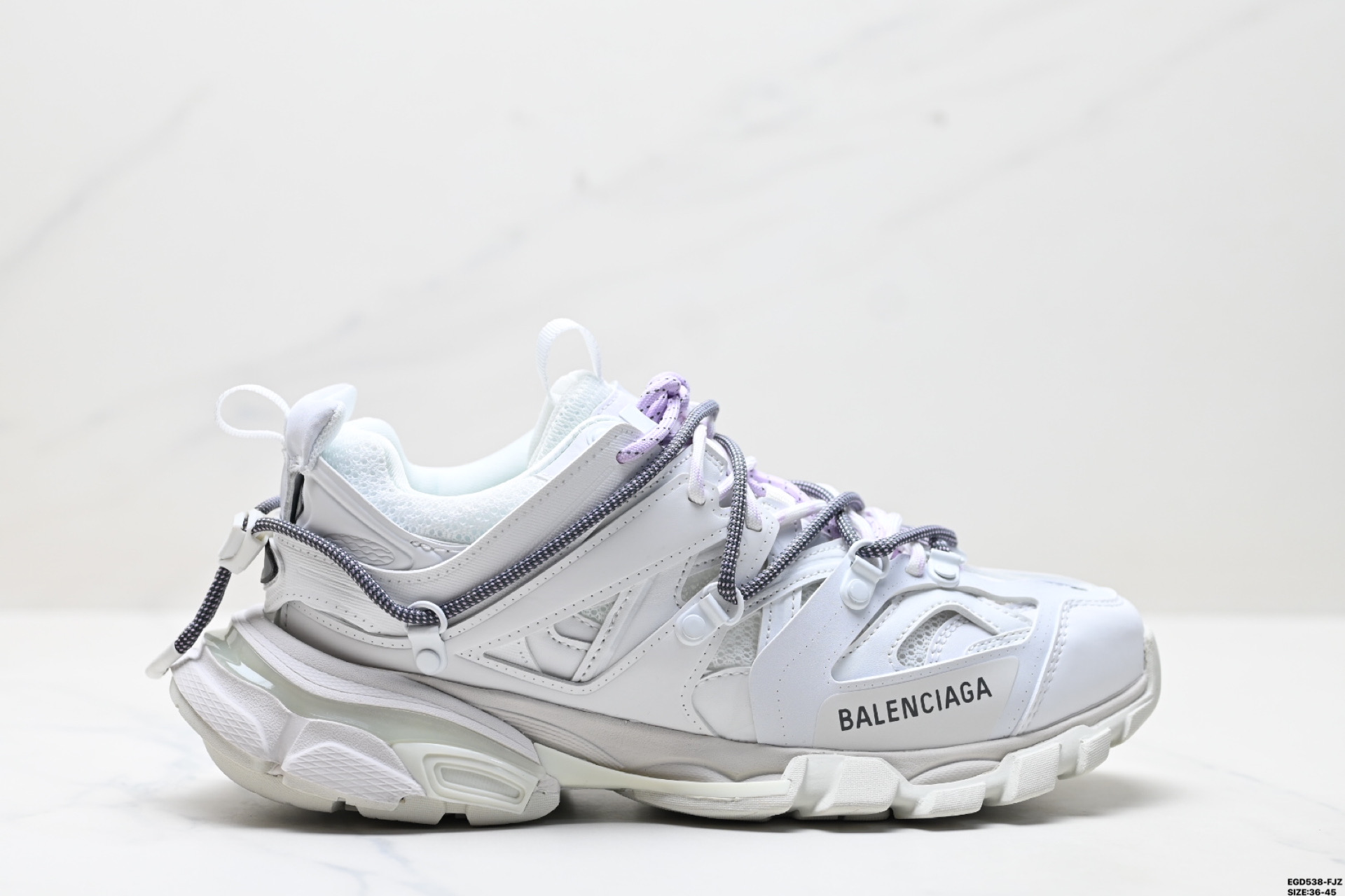 420 Balenciaga巴黎世家 Track Trail 圆头系带 低帮复古老爹鞋 户外概念复古老爹鞋 80059 W1GB1 9000