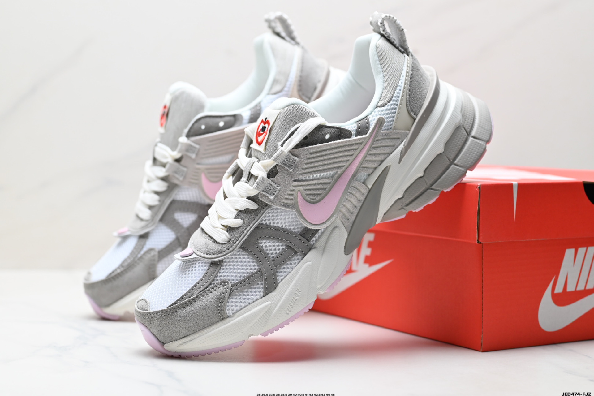 Nike V2K Run Running Shoes - Retro Style, Breathable Mesh, Gray/Silver 3 i1746981037570 6588 0 7
