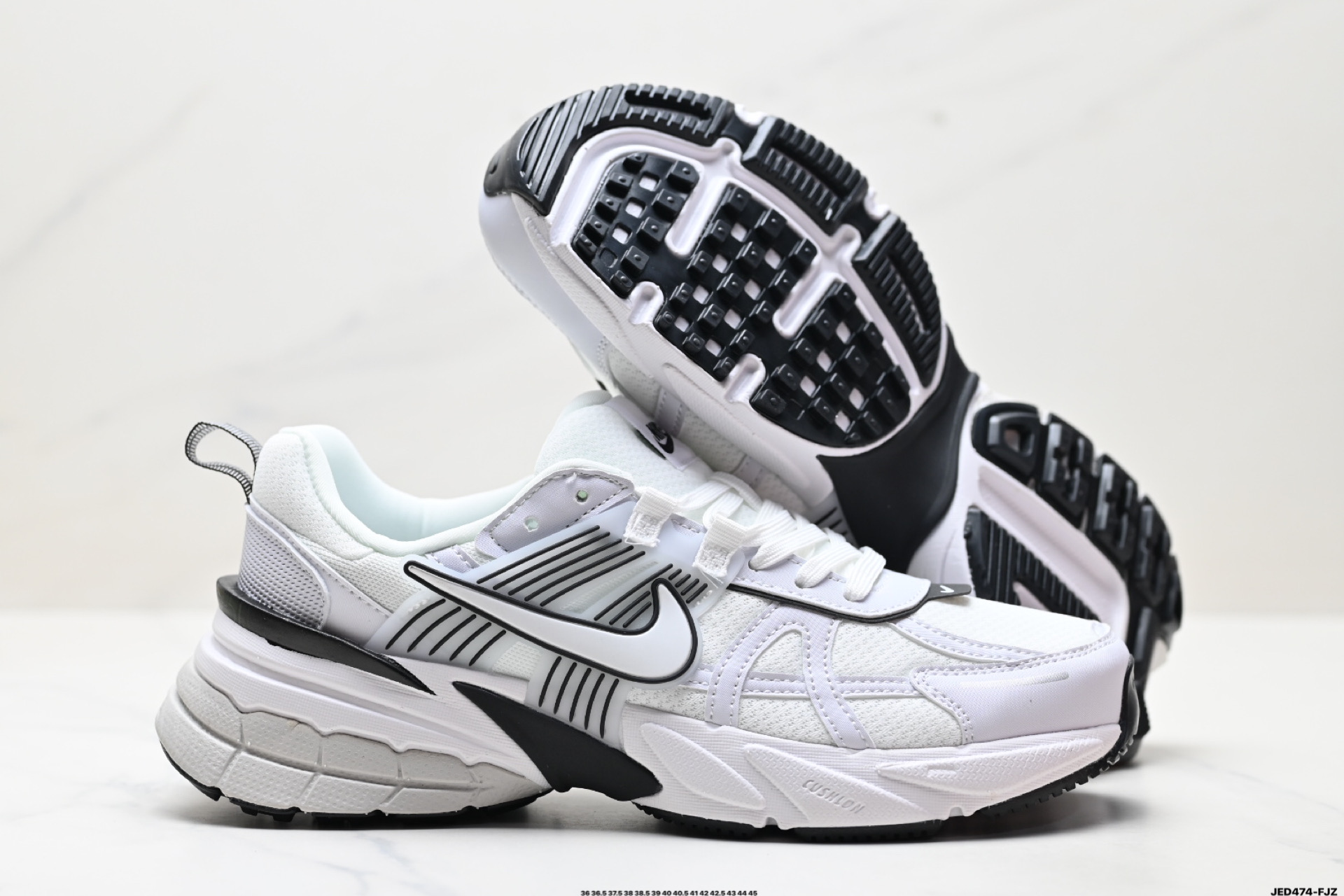 Nike V2K Run Running Shoes - Retro Style, Breathable Mesh, Gray/Silver 7 i1746981070493 5964 0 4