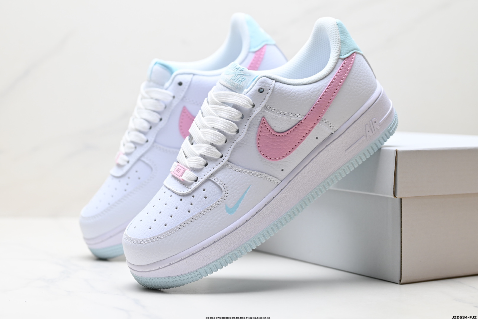 Nike Air Force 1 '07 Low Casual Sneakers - White/Pink, Sizes 36-45 9 i1746981629339 1285 0 7