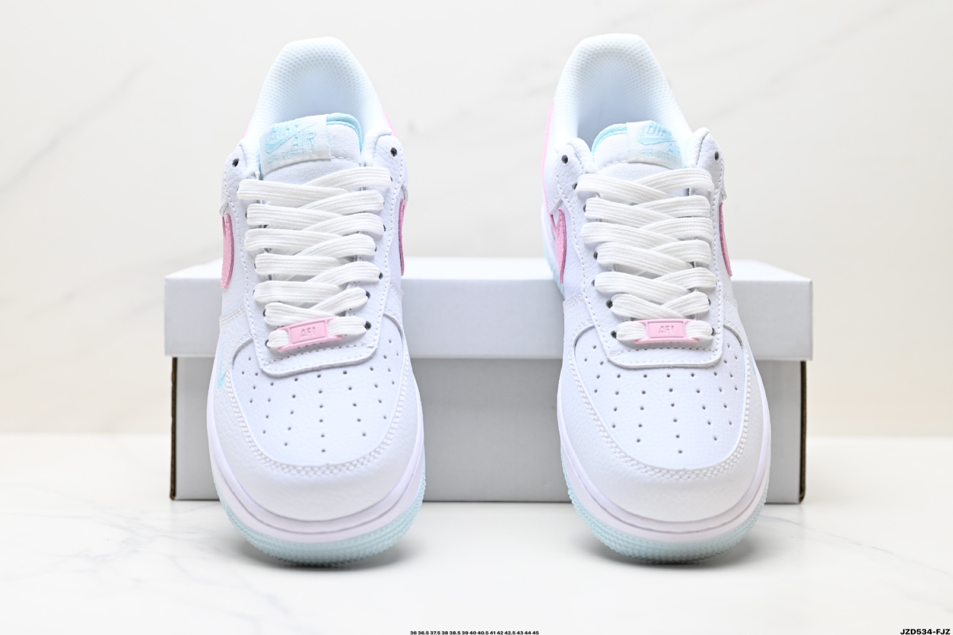 Nike Air Force 1 '07 Low Casual Sneakers - White/Pink, Sizes 36-45 8 i1746981630562 3822 0 6