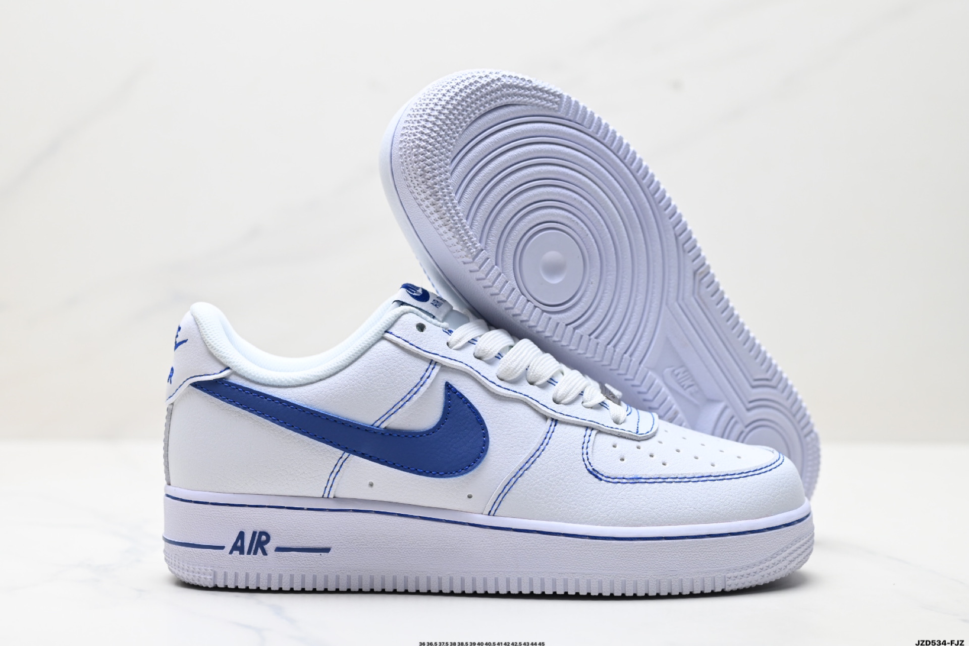 Nike Air Force 1 '07 Low-Top White/Blue Casual Sneakers For Men And Women 4 i1746981661646 7760 0 4