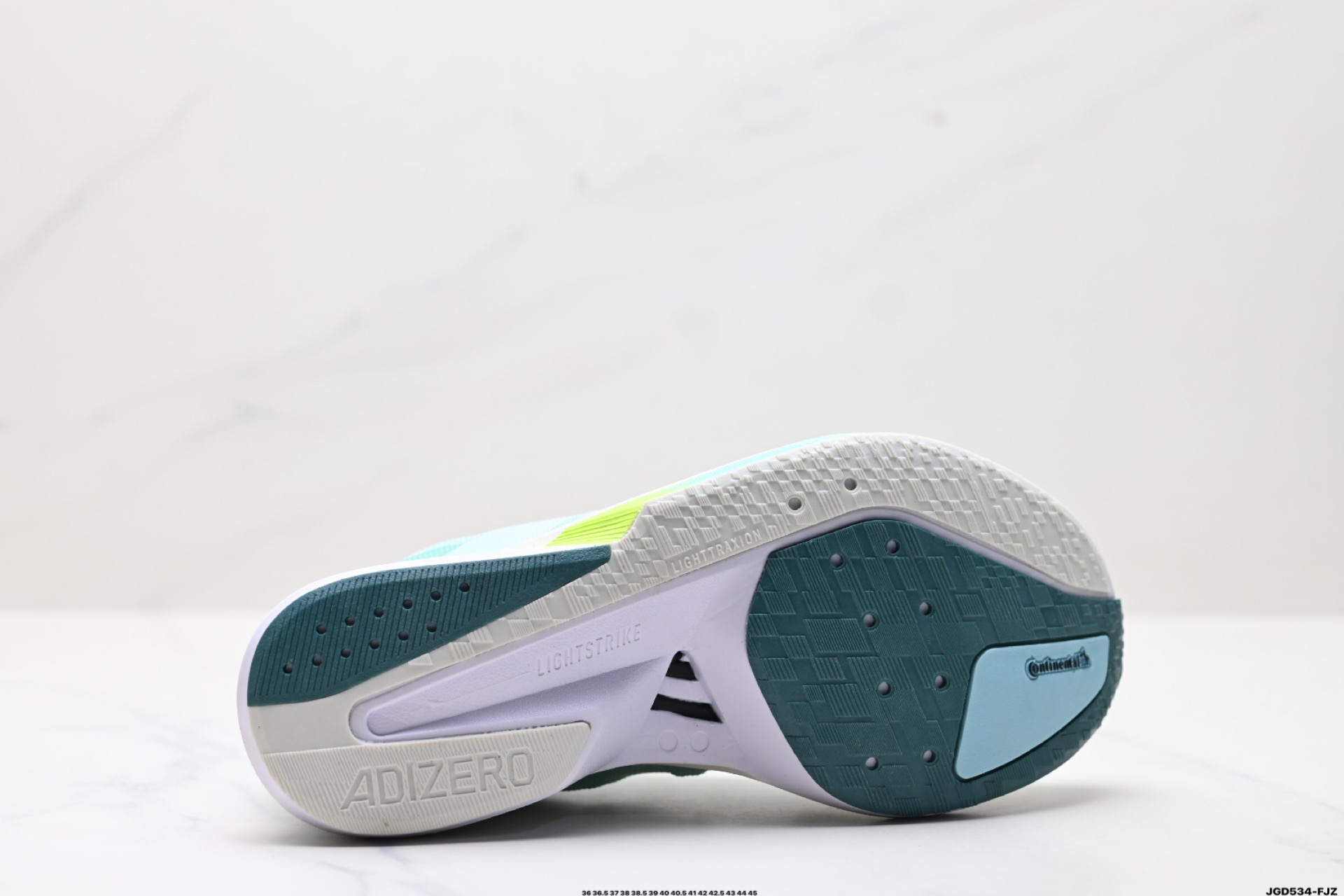 190 阿迪达斯adidas adizero BOSTON 13 透气网眼竞速跑鞋Boost 缓震底 后跟加厚 呵护脚后跟 JR4790