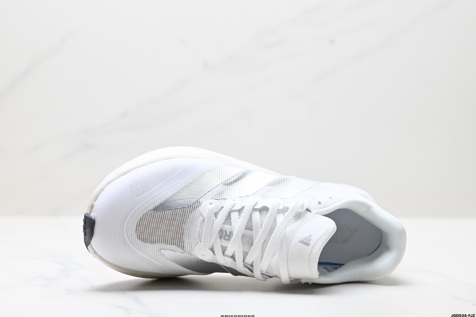 190 阿迪达斯adidas adizero BOSTON 13 透气网眼竞速跑鞋Boost 缓震底 后跟加厚 呵护脚后跟 JR4790