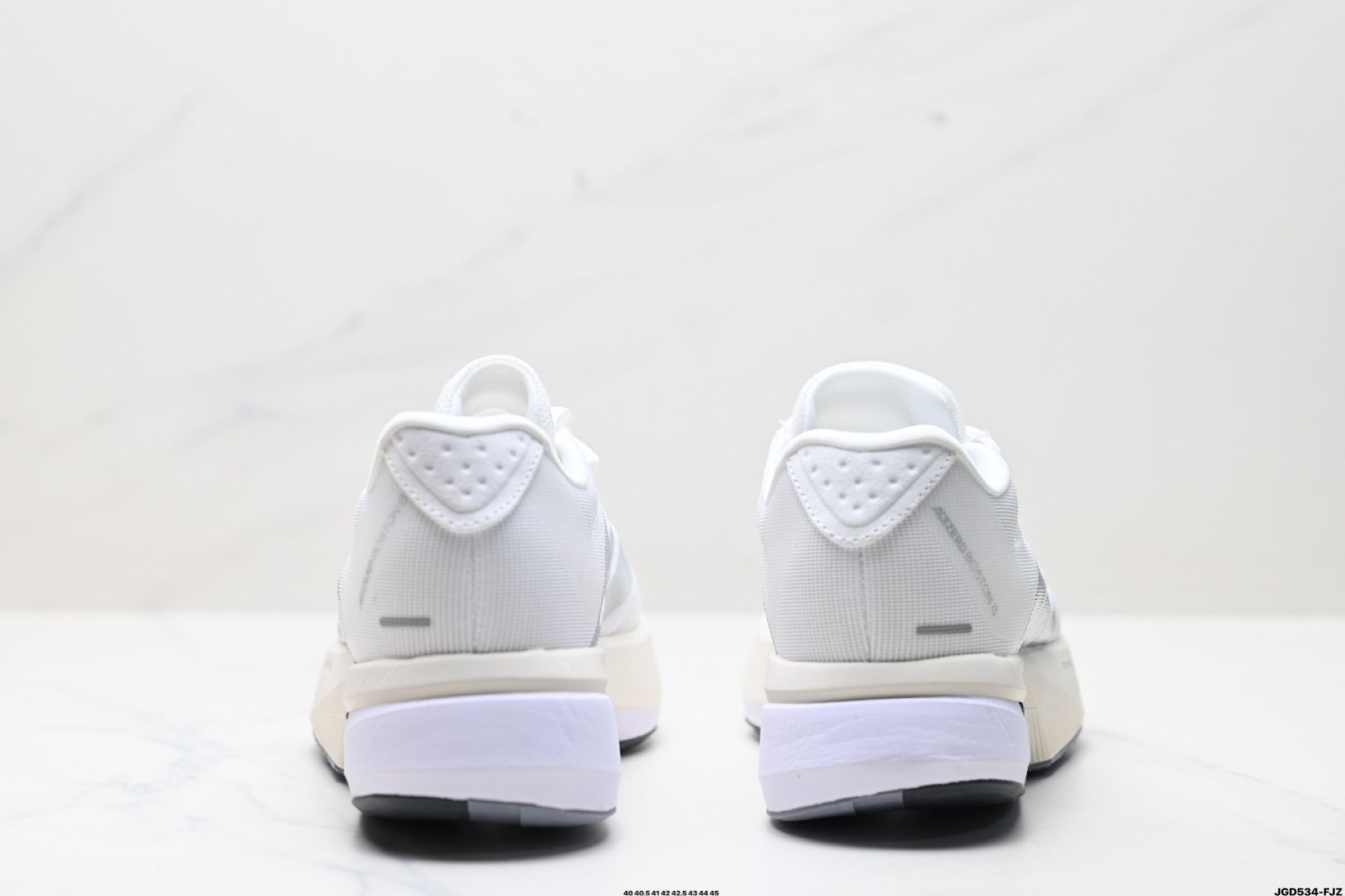 190 阿迪达斯adidas adizero BOSTON 13 透气网眼竞速跑鞋Boost 缓震底 后跟加厚 呵护脚后跟 JR4790
