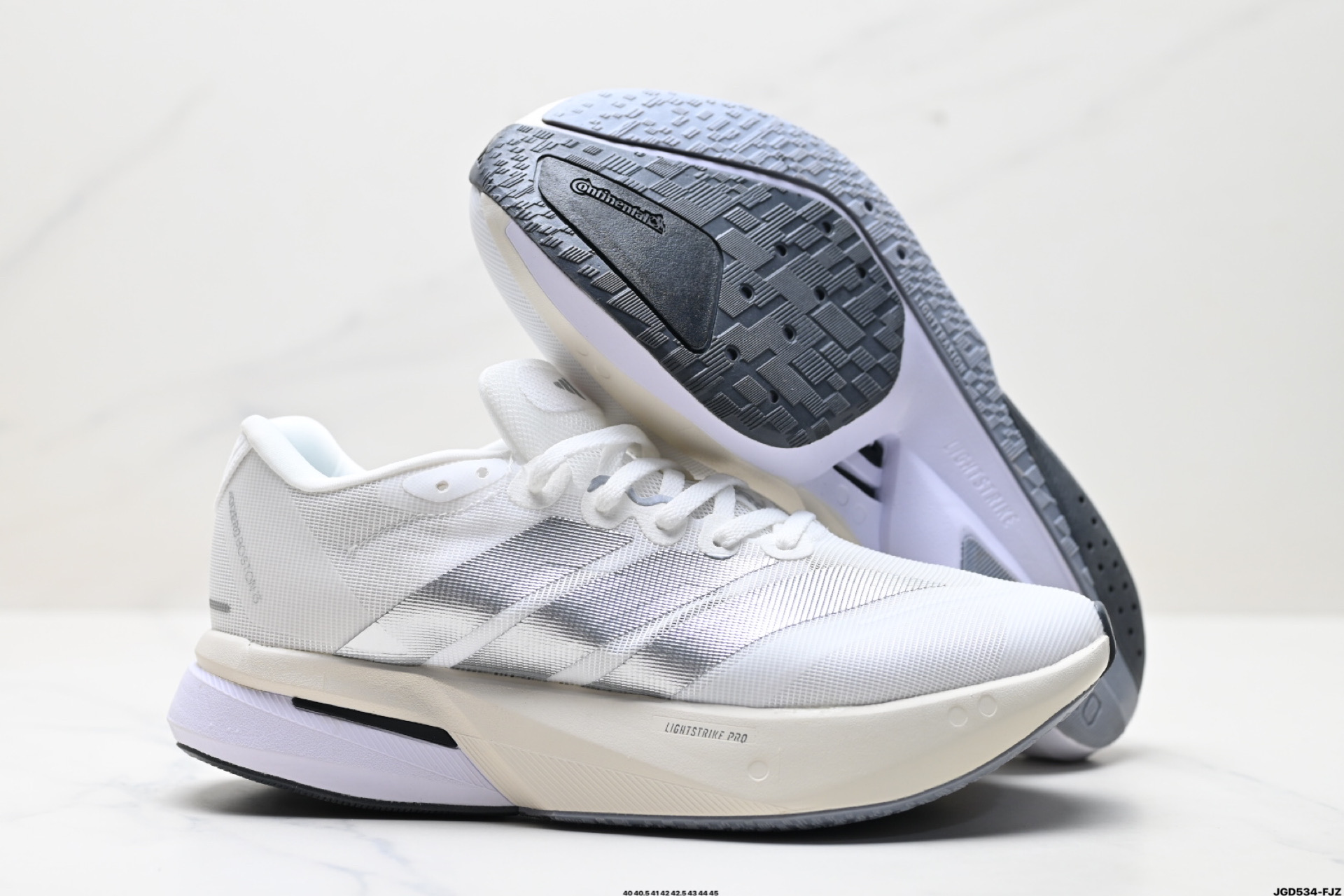 190 阿迪达斯adidas adizero BOSTON 13 透气网眼竞速跑鞋Boost 缓震底 后跟加厚 呵护脚后跟 JR4790
