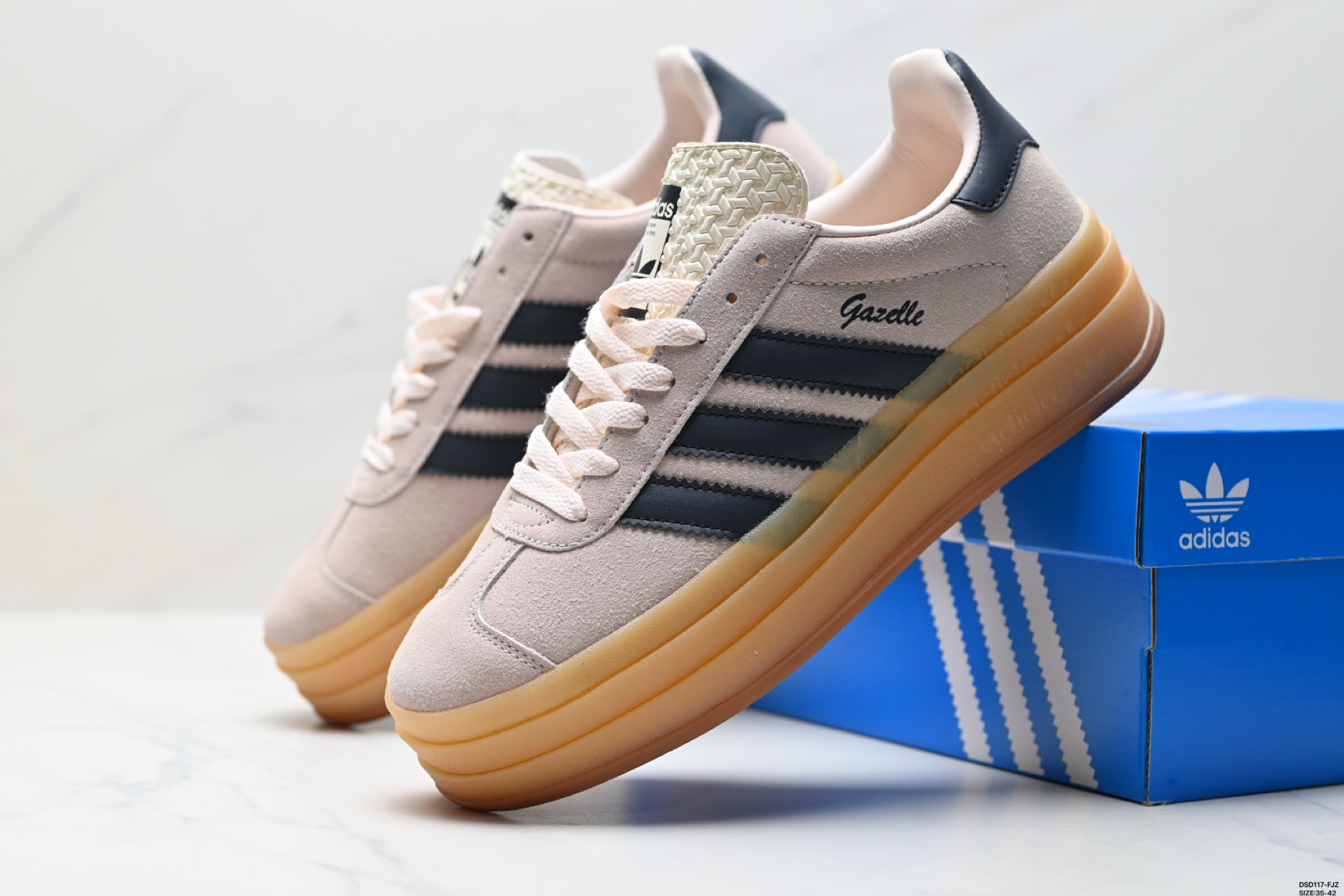 Adidas Gazelle Bold W Low-Top Retro Casual Sports Shoes IE0429 2 i1746982705043 6470 0 7