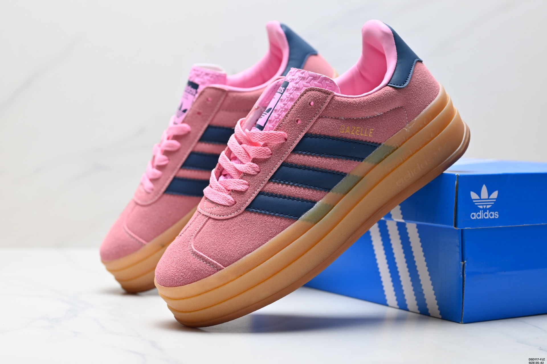 Adidas Gazelle Bold W Low-Top Retro Casual Sports Shoes IE0429 4 i1746982775324 6927 0 7