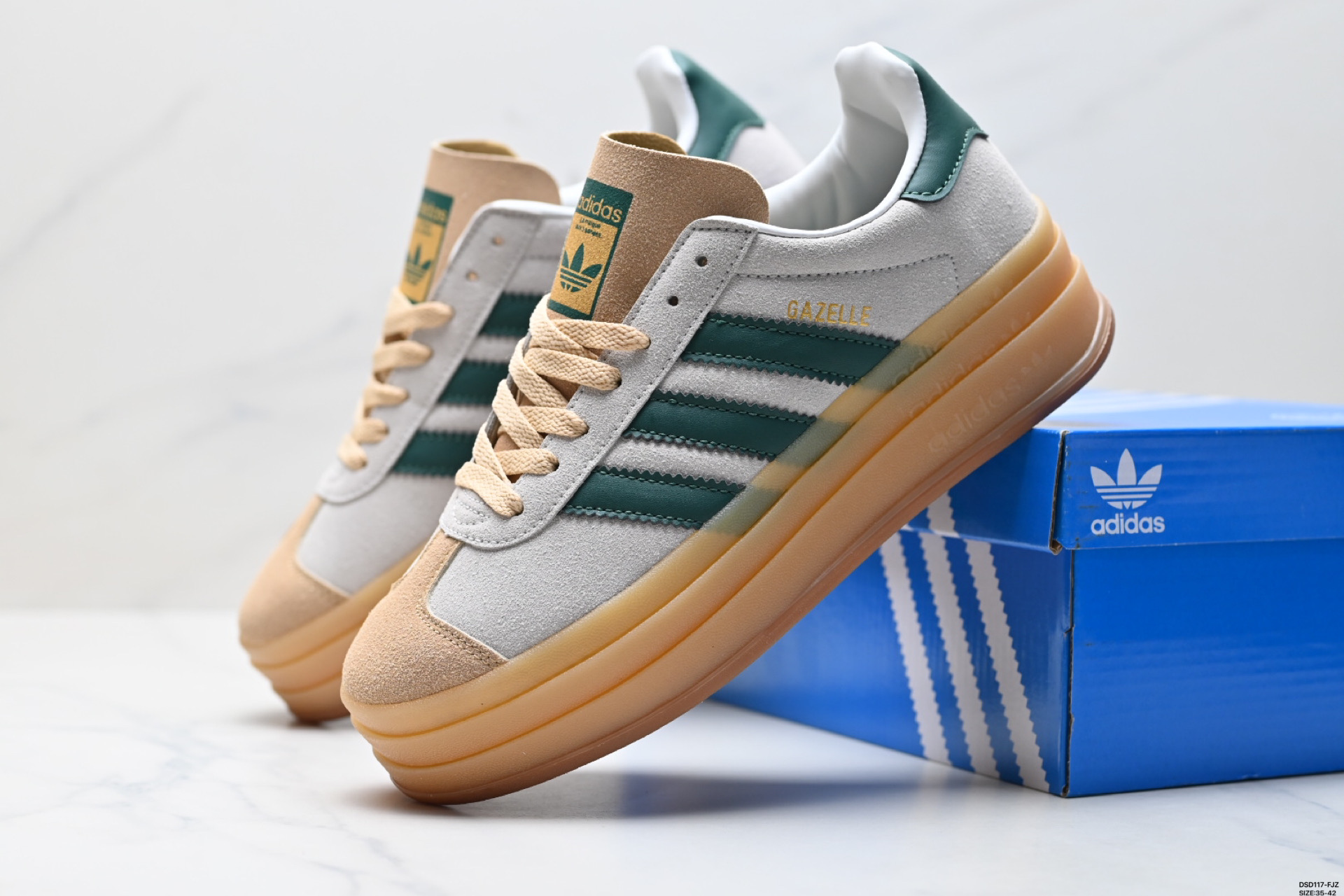 Adidas Gazelle Bold W Low-Top Retro Casual Sports Shoes IE0429 8 i1746982863068 1254 0 7