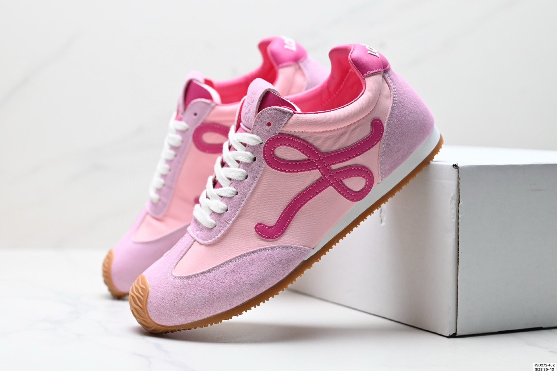Loewe Ballet Runner 2.0 Sneakers Pink Retro Style Casual Shoes 2 i1746983214906 3169 0 7