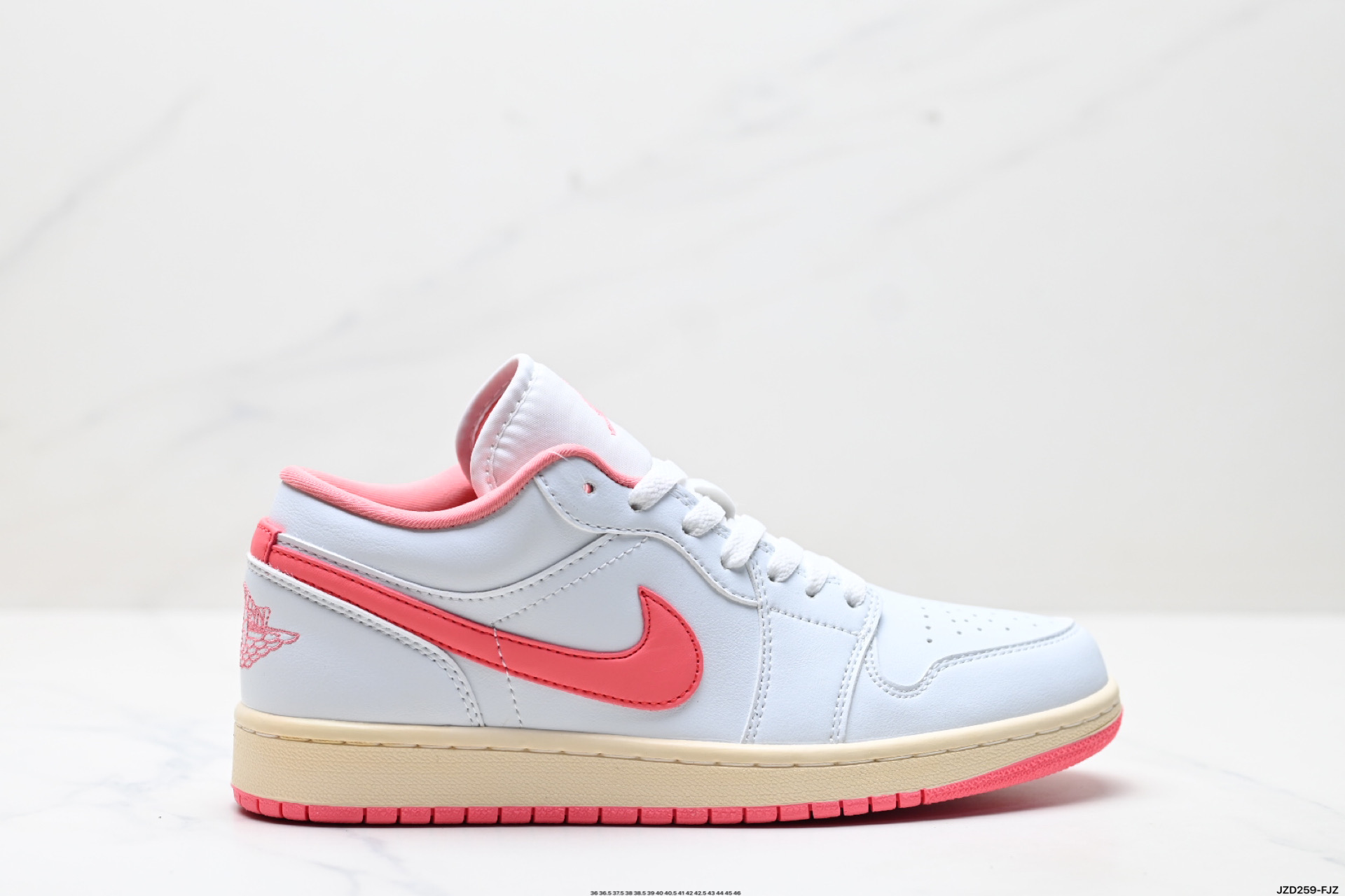 Nike Air Jordan 1 Low SE: White/Coral Casual Sneakers - Style & Comfort 2 i1746981228241 6842 0 0