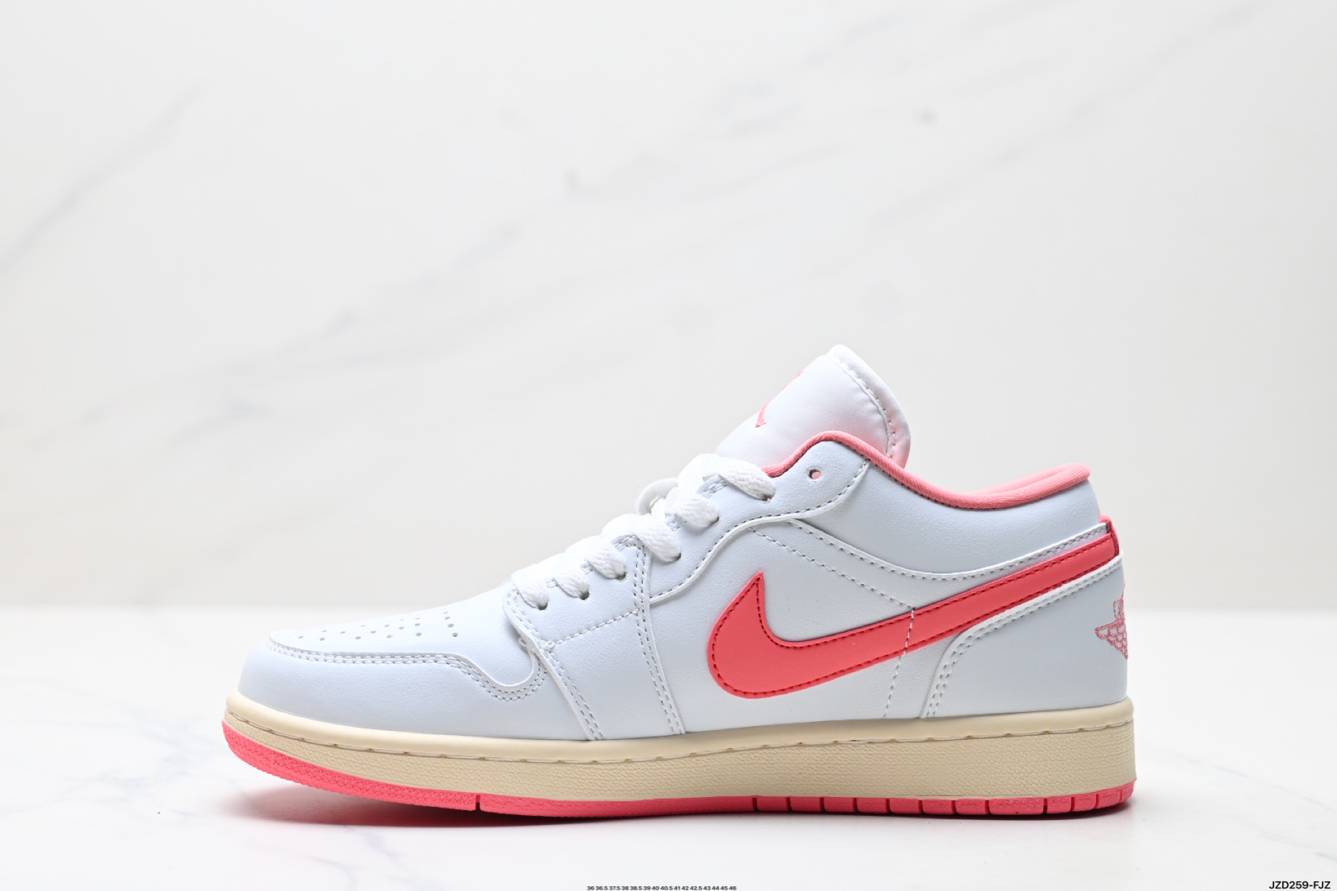 Nike Air Jordan 1 Low SE: White/Coral Casual Sneakers - Style & Comfort 4 i1746981229072 8093 0 2