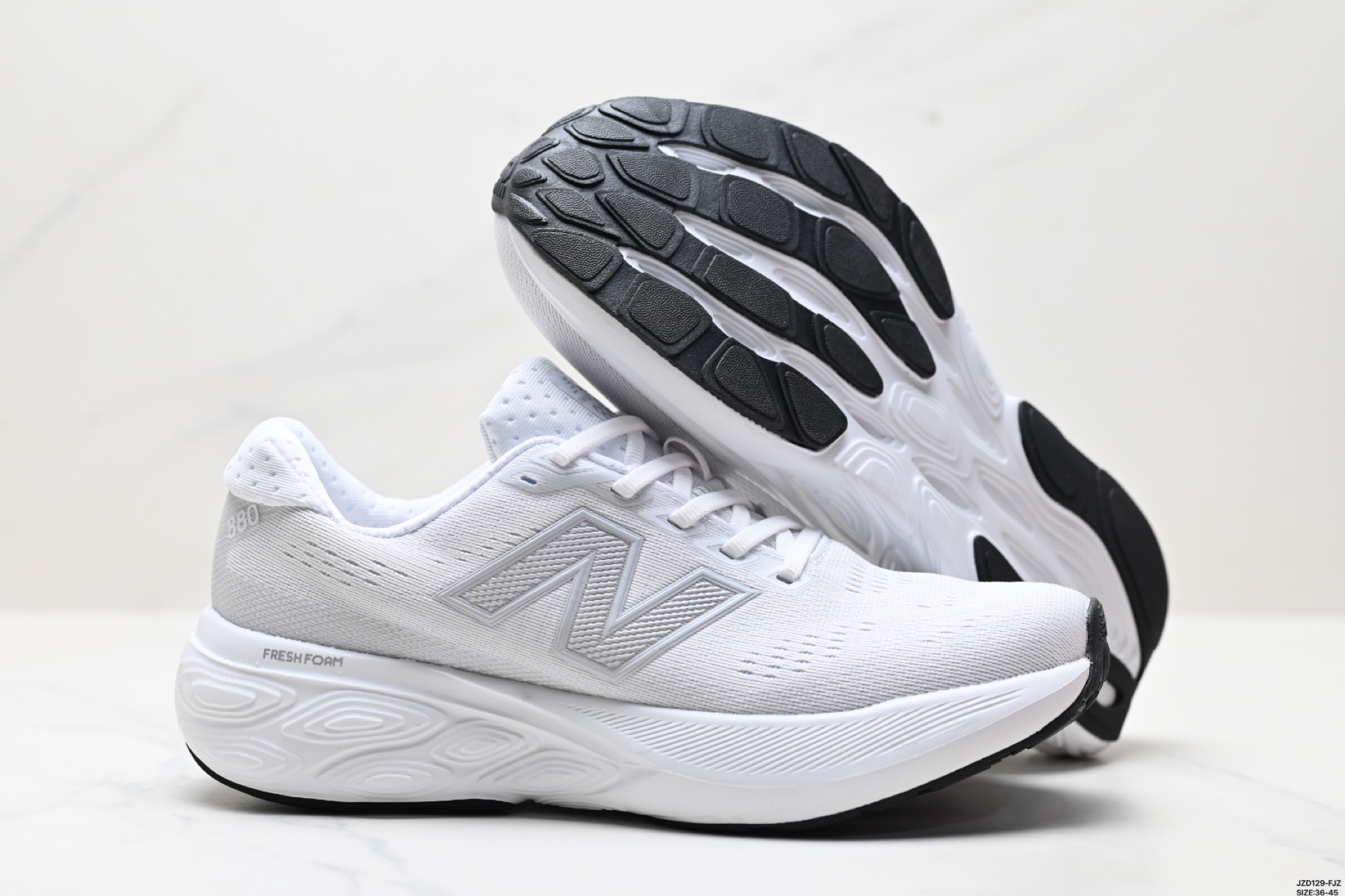 New Balance W880 Series White Running Shoes - Soft, Comfortable, and Durable 6 i1746981472341 1418 0 4