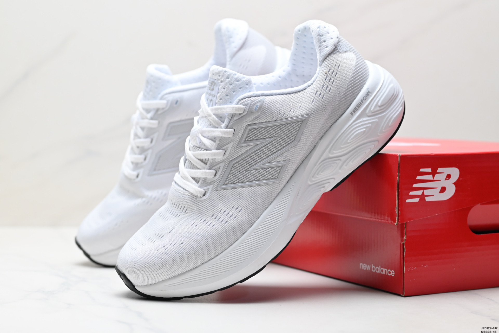New Balance W880 Series White Running Shoes - Soft, Comfortable, and Durable 9 i1746981472342 8623 0 7