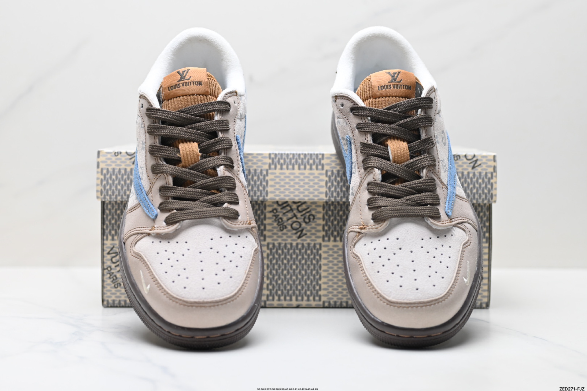 270 AJ1倒勾Travis Scott x Air Jordan 1 ” Reverse Mocha “ AJ1乔1 TS 闪电 联名倒钩 低帮文化篮球鞋 CH6336-022