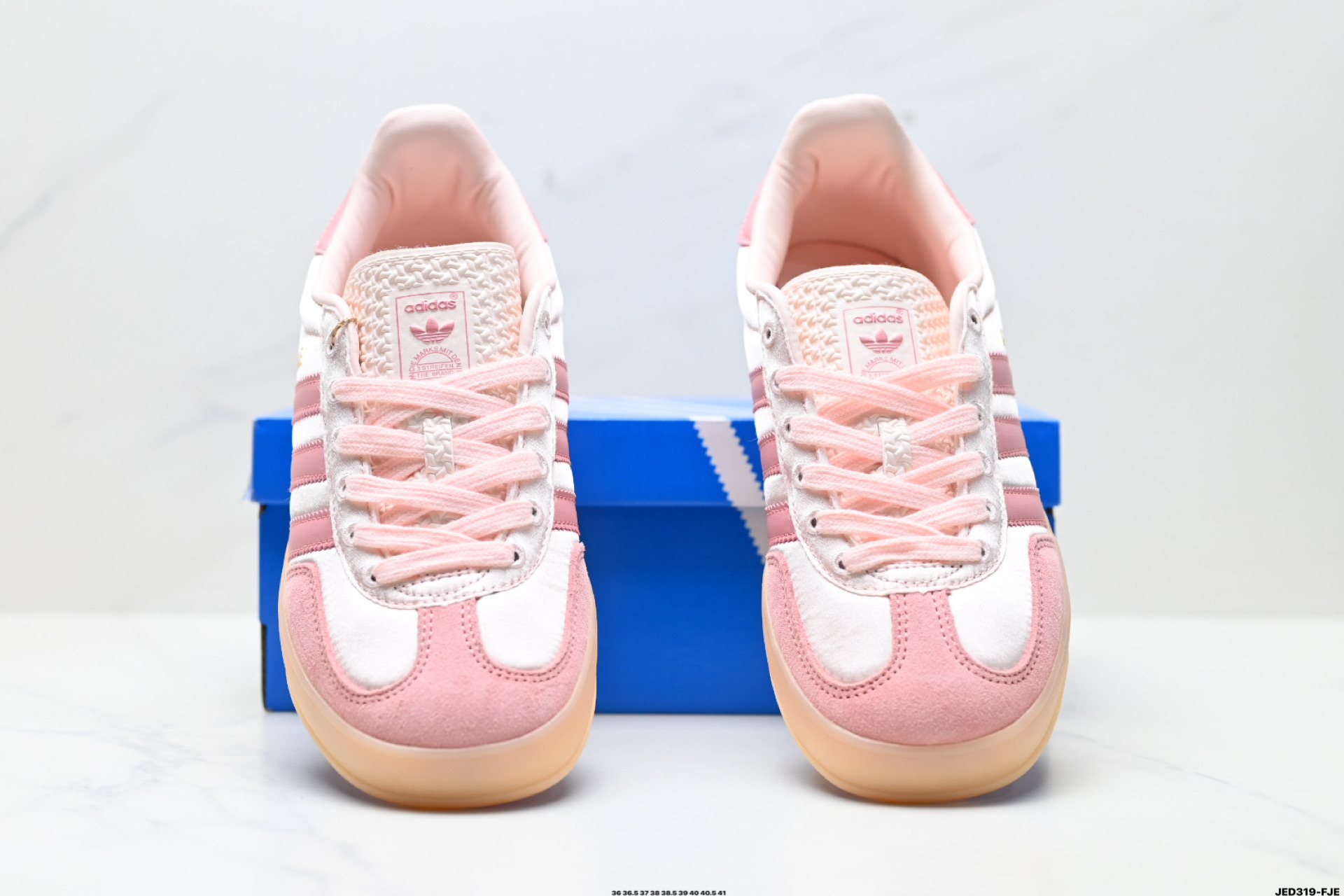 160 adidas Originals Gazelle Indoor 三叶草休闲防滑耐磨低帮板鞋 JI2709