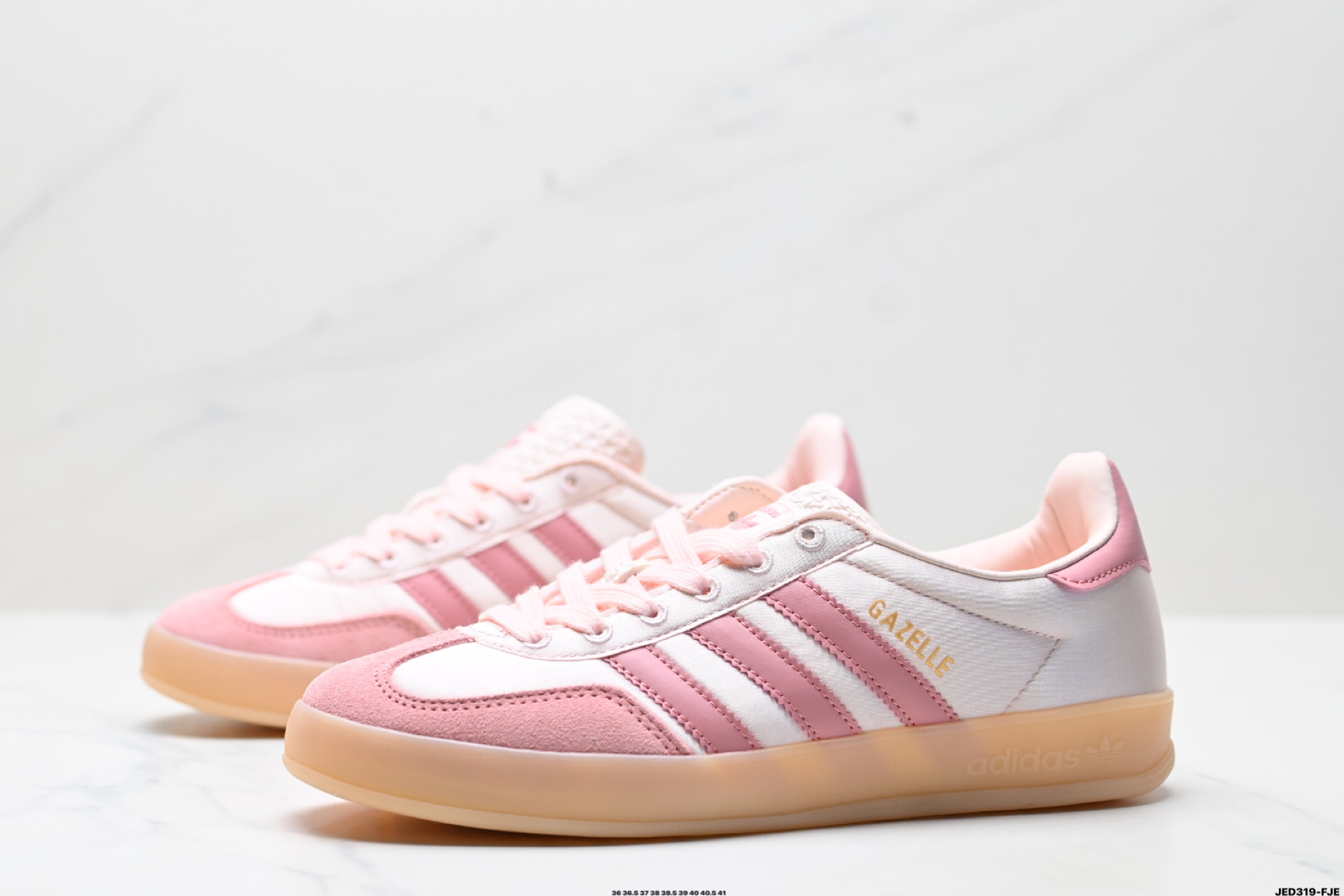 160 adidas Originals Gazelle Indoor 三叶草休闲防滑耐磨低帮板鞋 JI2709