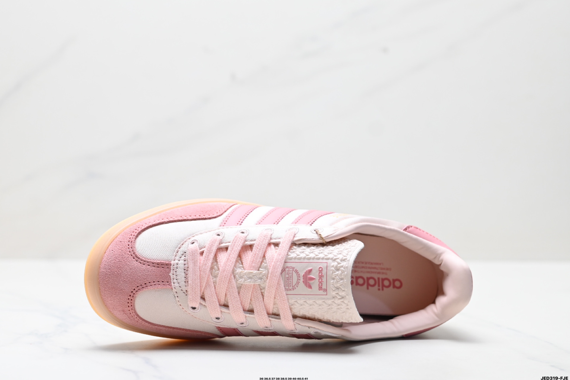 160 adidas Originals Gazelle Indoor 三叶草休闲防滑耐磨低帮板鞋 JI2709