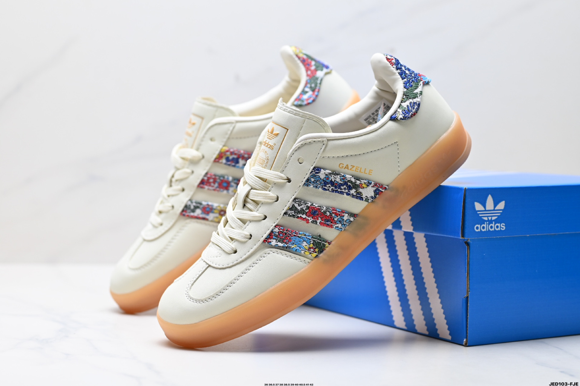 adidas Originals Gazelle Indoor 三叶草休闲防滑耐磨低帮板鞋 JH7370