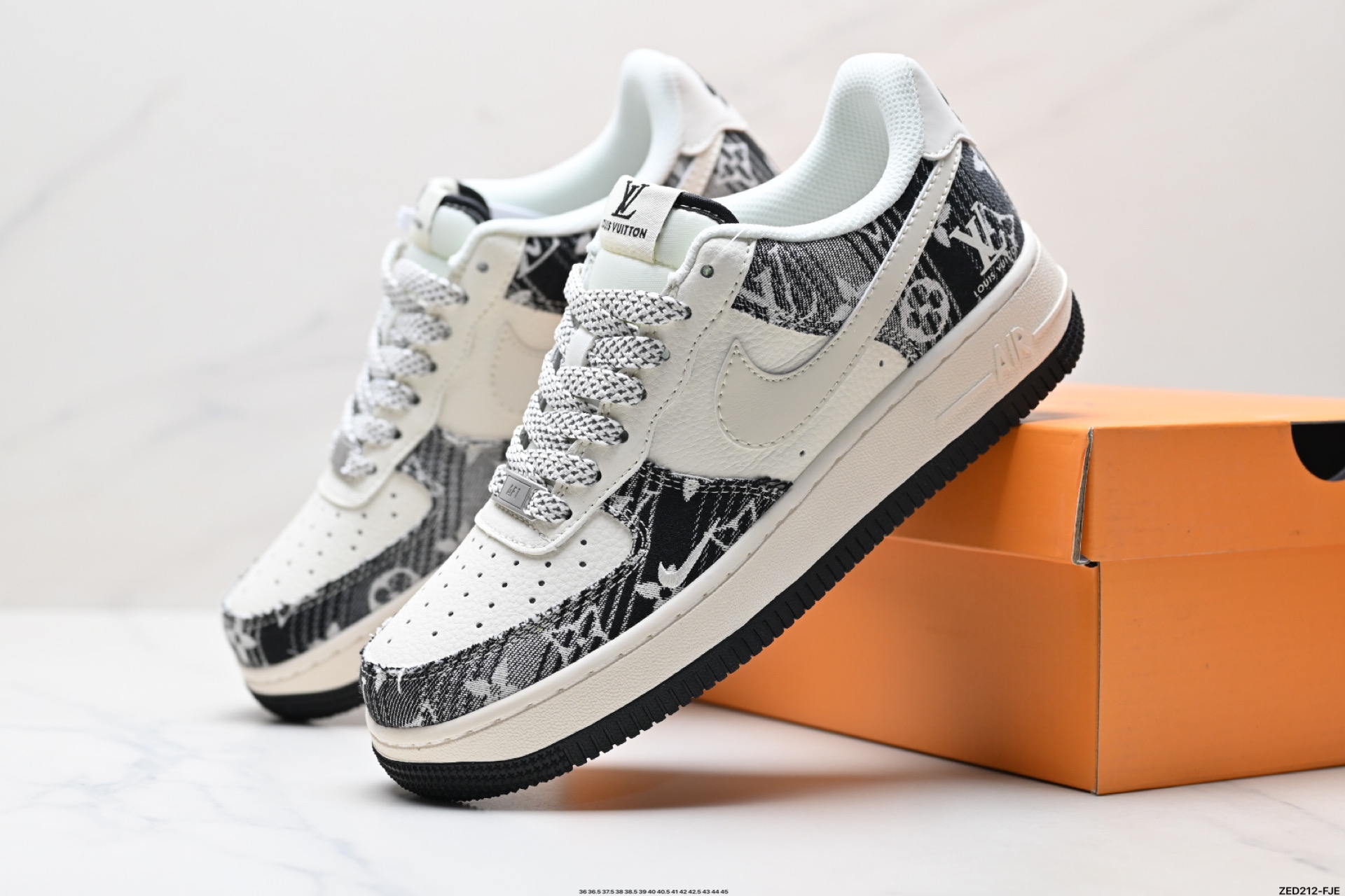 Nike Air Force 1 '07 Louis Vuitton Custom Sneakers - Limited Edition 9 i1747067224298 239 0 7