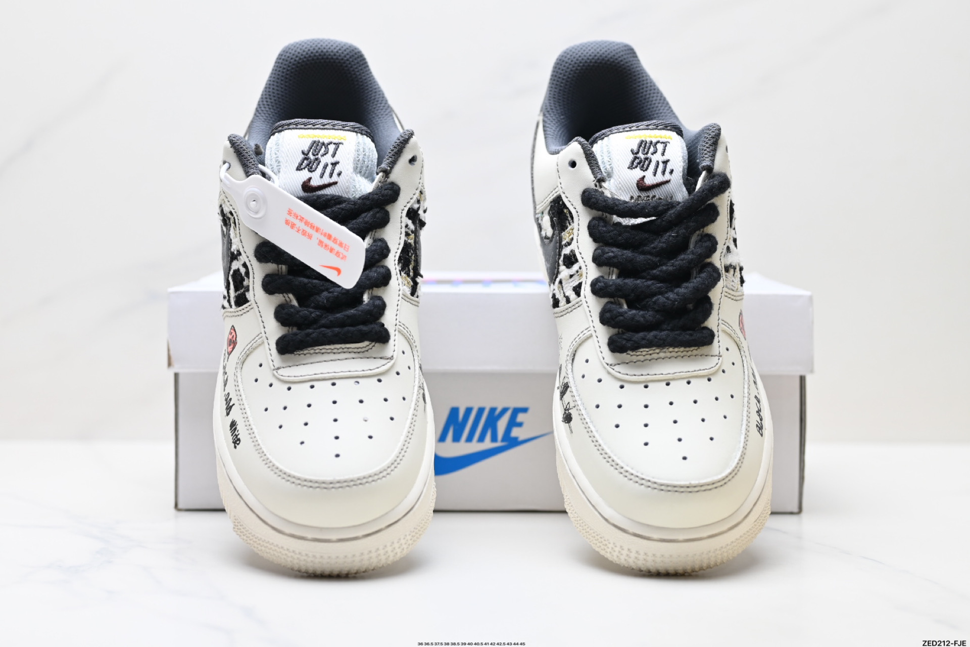 Nike Air Force 1 '07 Custom Louis Vuitton Style Sneakers 8 i1747067302373 4239 0 6