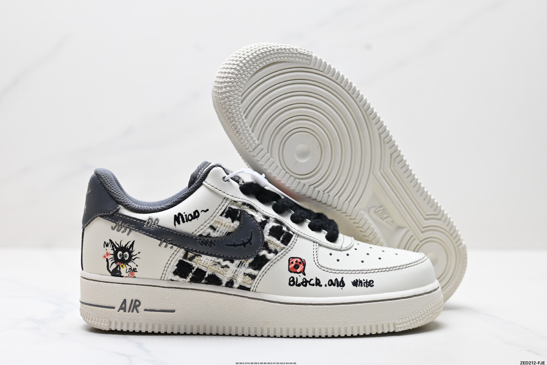 Nike Air Force 1 '07 Custom Louis Vuitton Style Sneakers 6 i1747067303141 1621 0 4