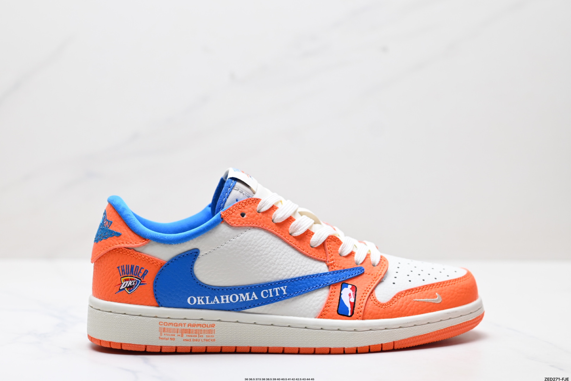 Air Jordan 1 Low Oklahoma City Thunder NBA Sneaker - Comfort and Style 2 i1747067830259 3816 0 0