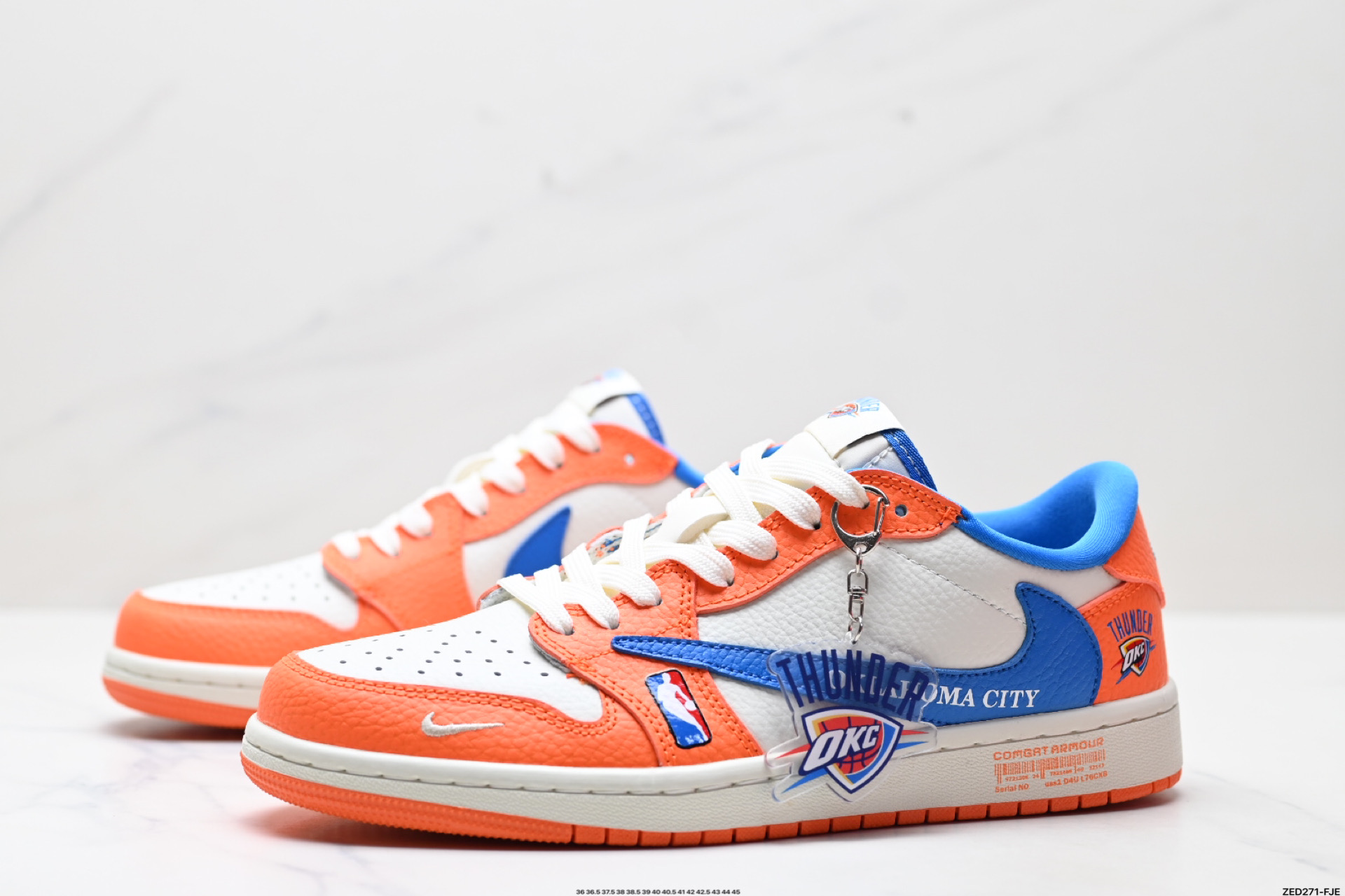 Air Jordan 1 Low Oklahoma City Thunder NBA Sneaker - Comfort and Style 5 i1747067831829 7895 0 3