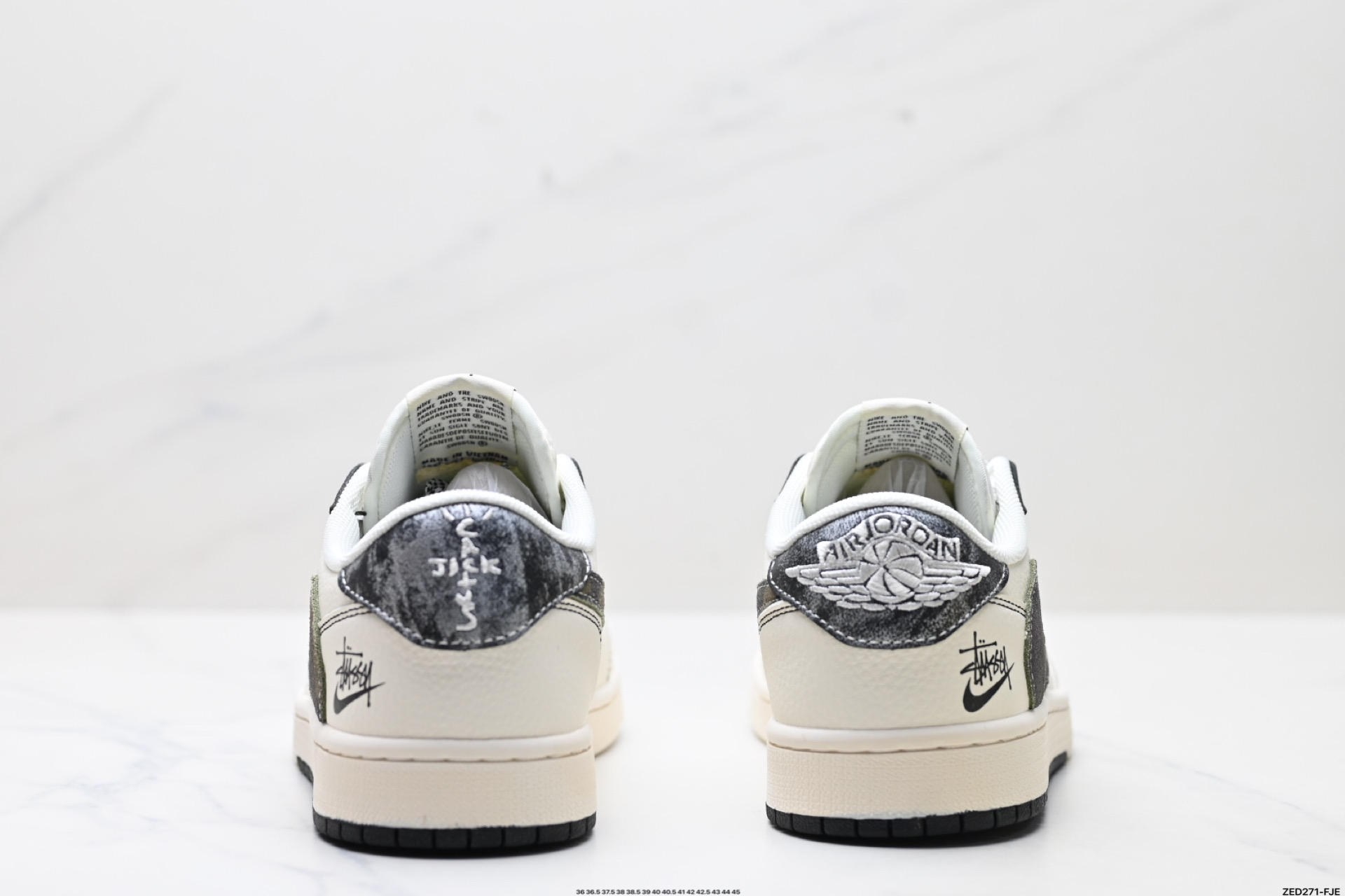 AJ1倒勾Travis Scott x Air Jordan 1 ” Reverse Mocha “ AJ1乔1 TS 闪电 联名倒钩 低帮文化篮球鞋 XS7089-548